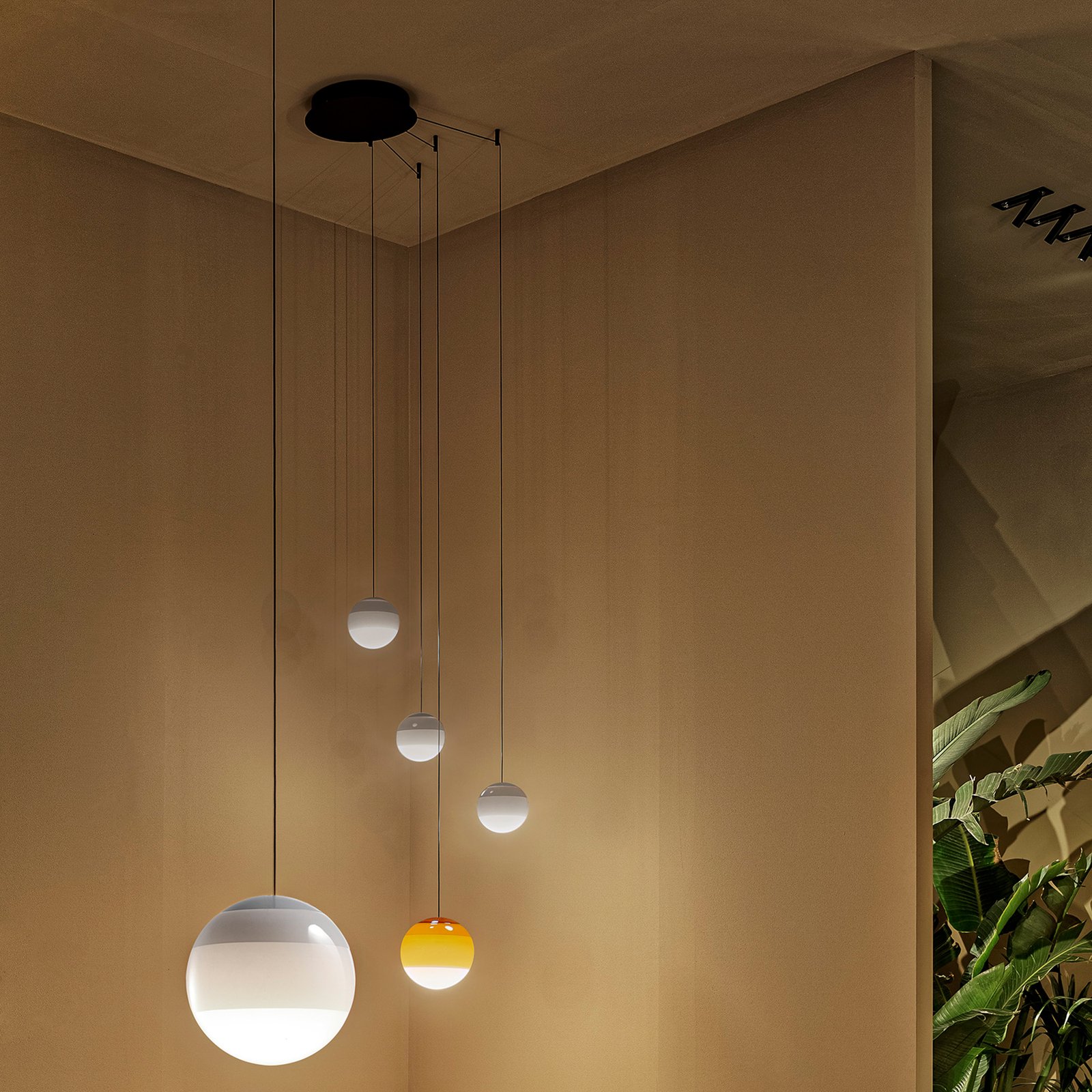 Dipping Light 13 Pendelleucte Off-White - Marset