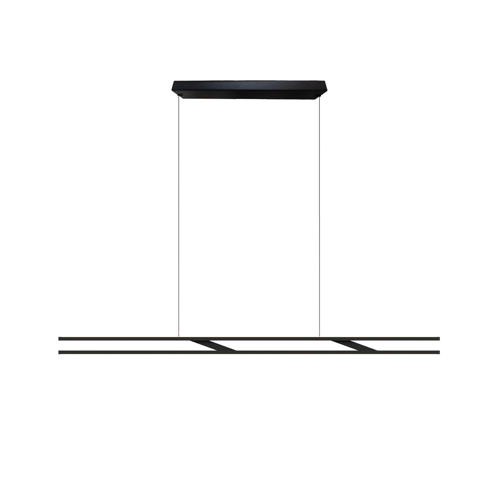 OLIGO LED-Hängelampe Linto HA schwarz/schwarz Metall 927 dim