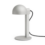 Posto bordlampe, sølv/grå, høyde 28 cm, E14, aluminium – HAY