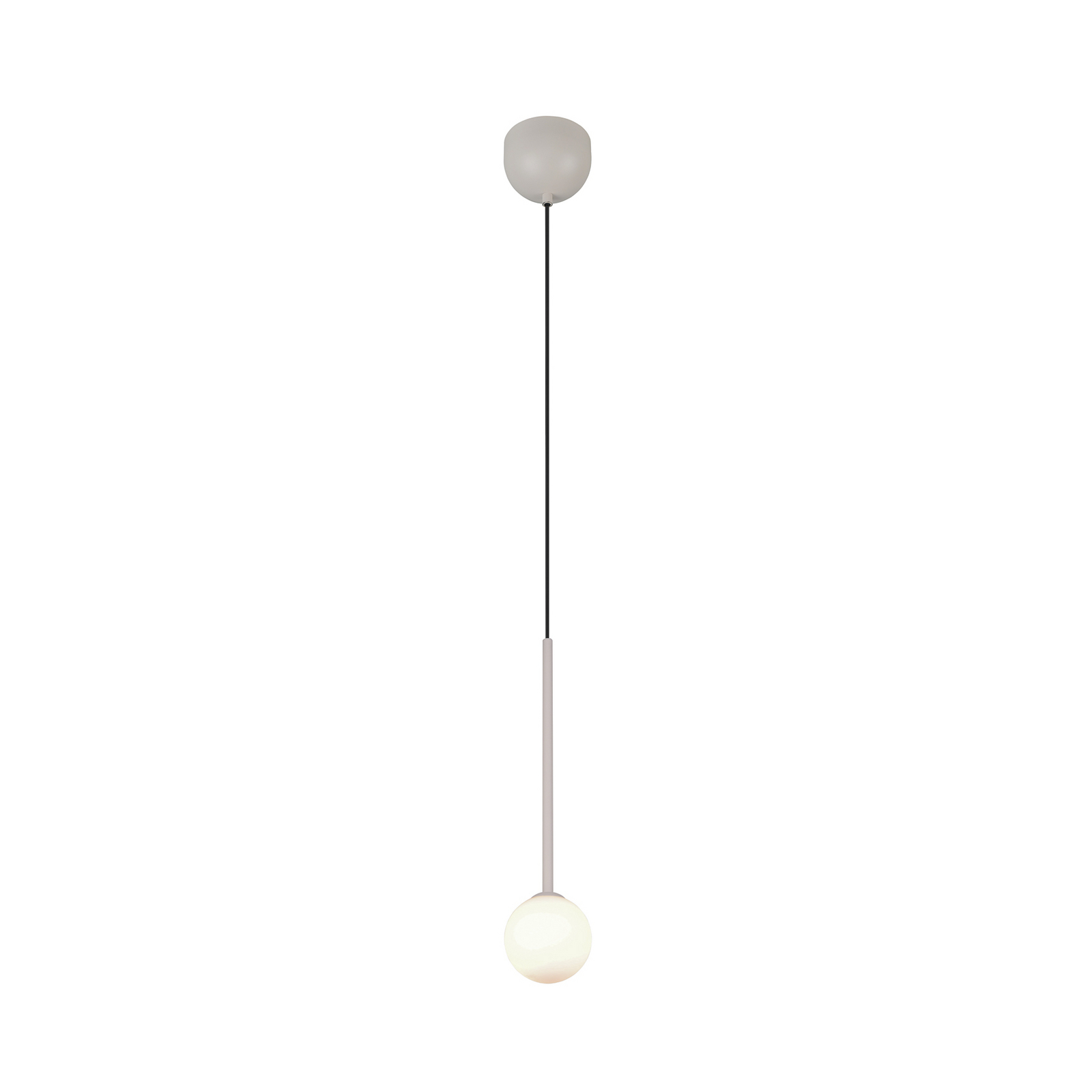 Piekaramā lampa „Firano“, pelēka, Ø 12 cm, metāls Piekaramā lampa „Firano“, pelēka, Ø 12 cm, metāls