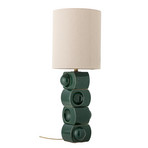 Lampada da tavolo Brady, color crema/verde, altezza 68 cm - Bloomingville