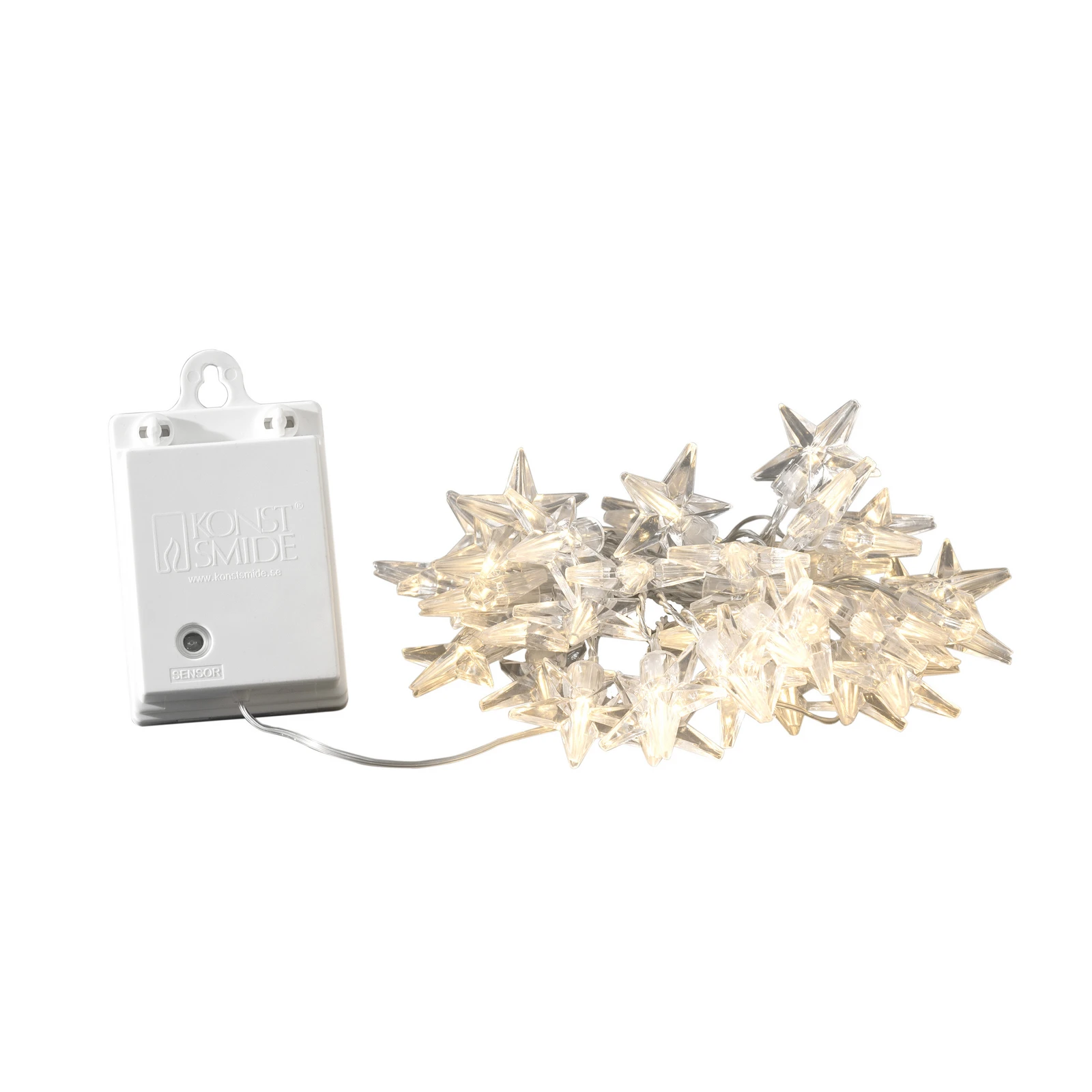 Ghirlandă exterior Stele LED 40 lumini, baterie