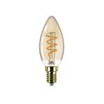 Philips E14 LED candle C35 3W dimmable 2,200K gold