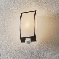 STEINEL L 22 S Aplique para exterior con sensor de acero inoxidable