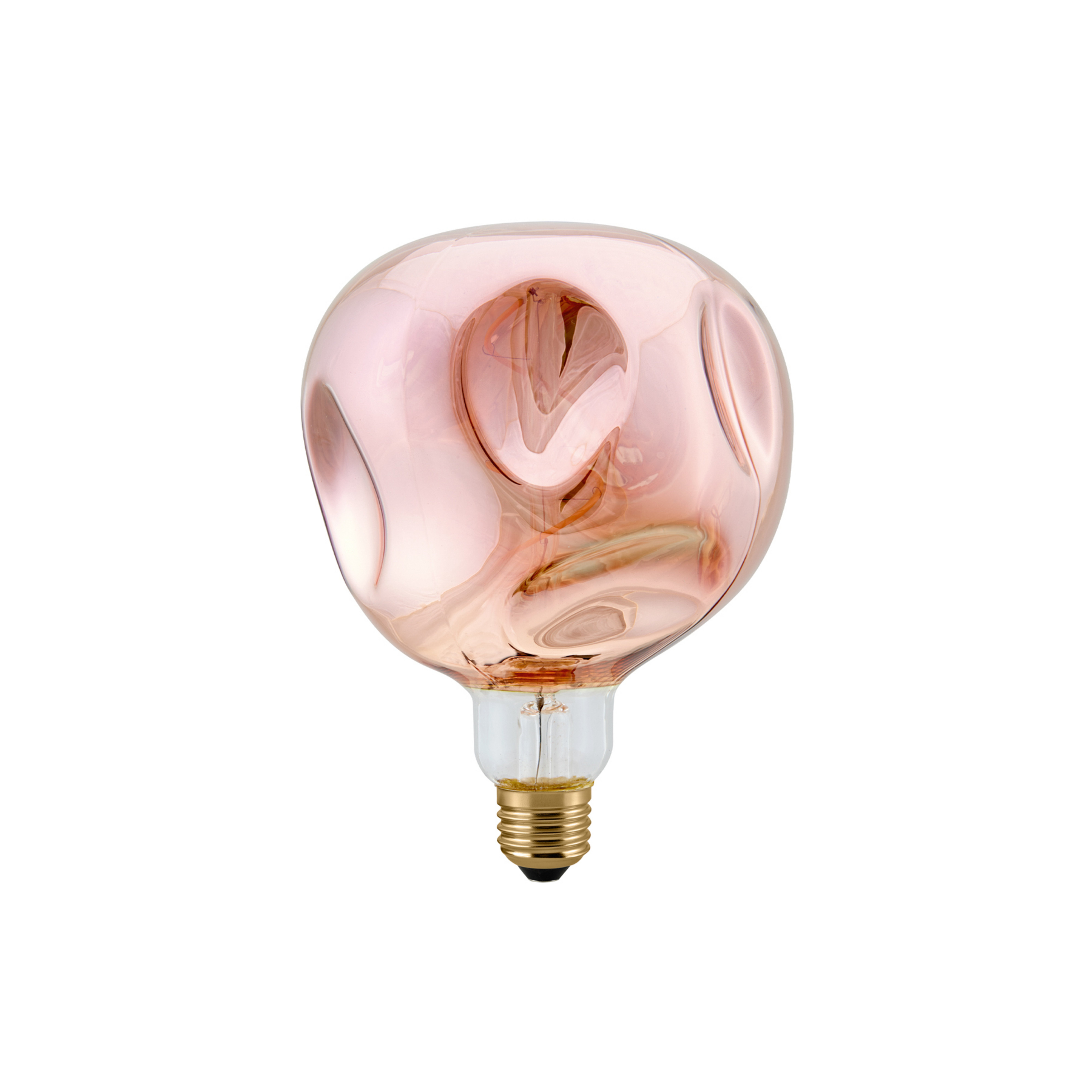 Ampoule LED Giant Ball E27 4W 918 dim cuivre métallique.