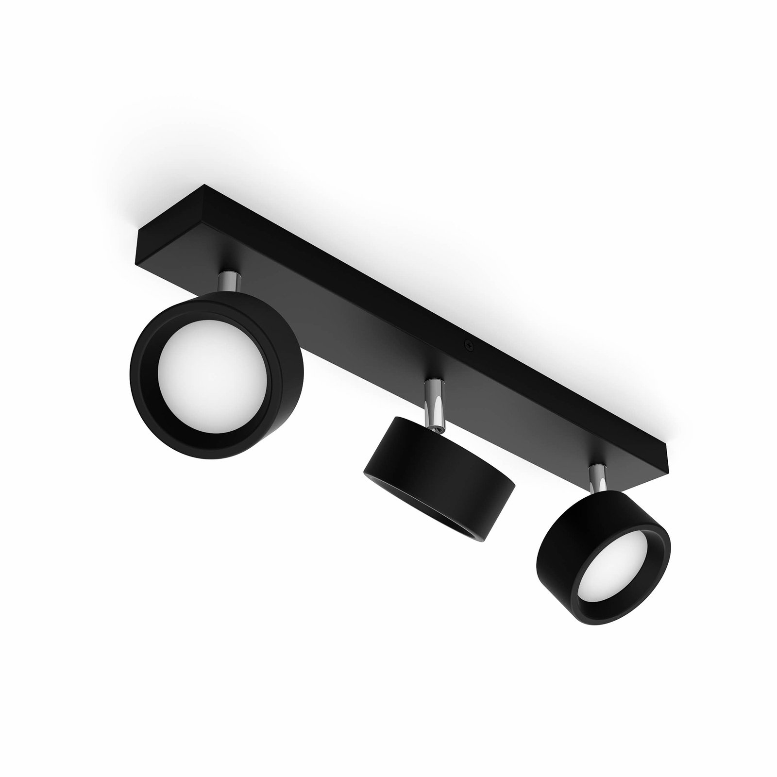 Bracia LED-Deckenspot 3-flammig, schwarz - Philips
