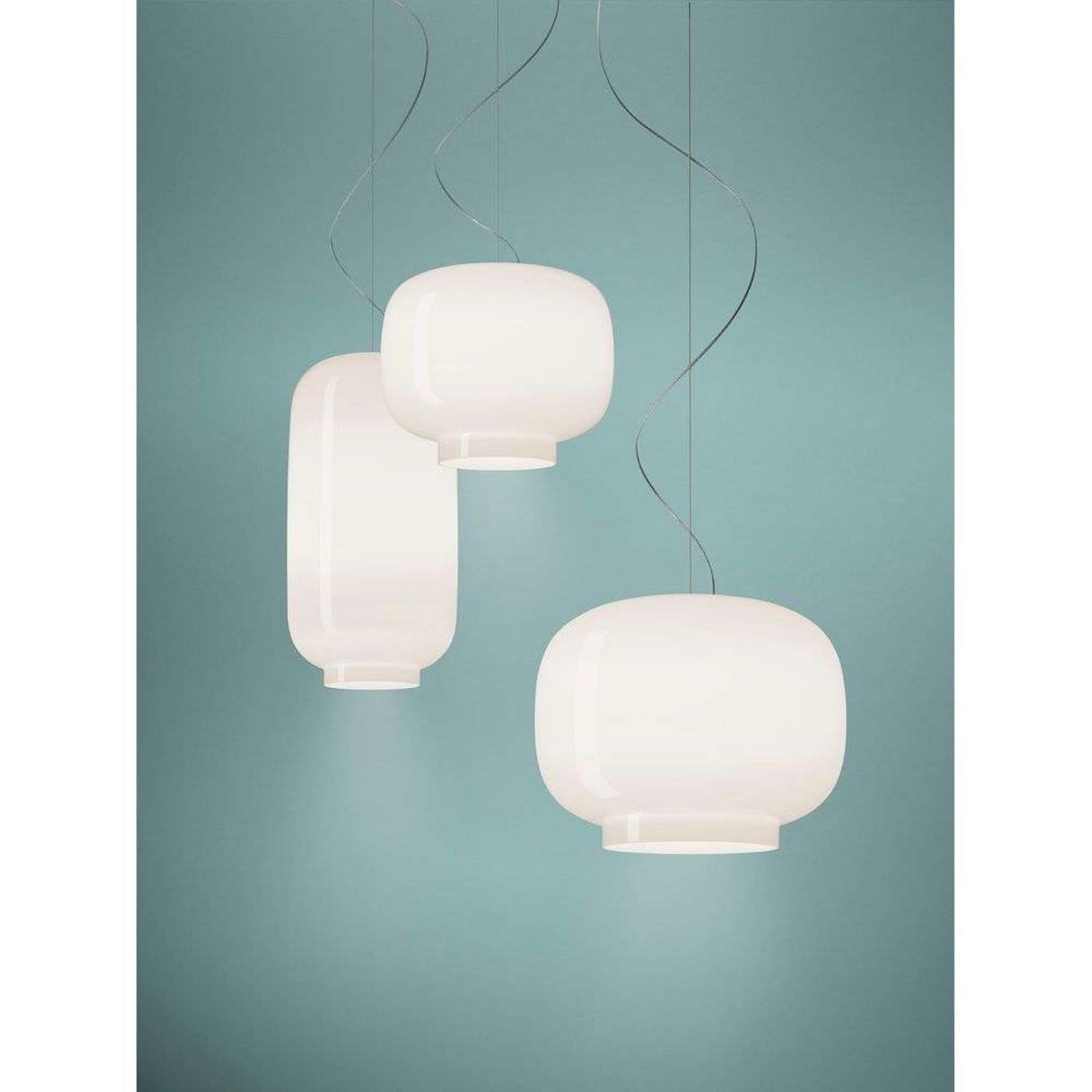 Chouchin 2 Taklampa White Foscarini - Matsal - Glas | Produkter - Taklampor | Lampspecialisterna