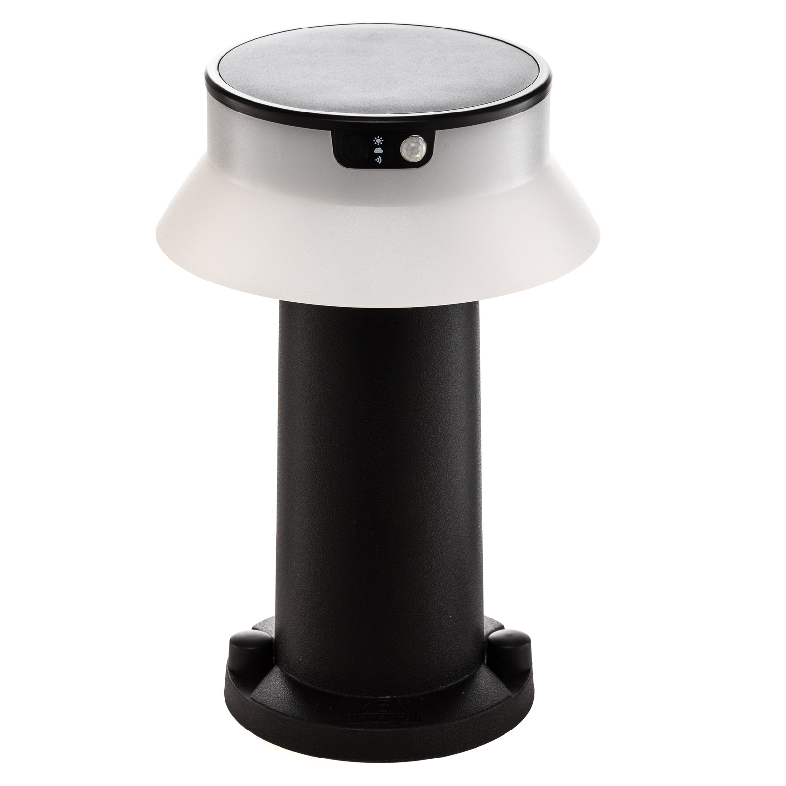 LED-Solarsockelleuchte Felice schwarz CCT Sensor