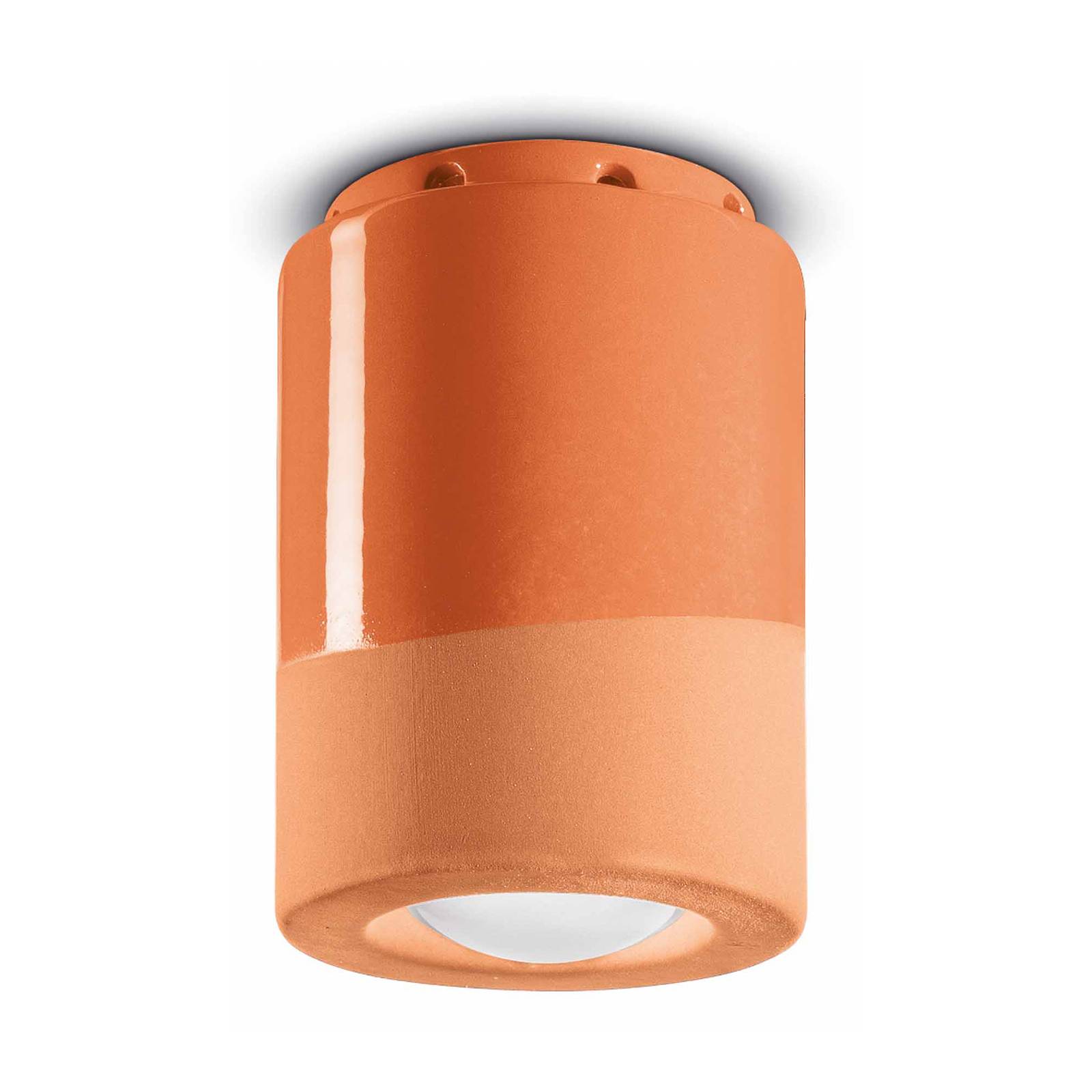 PI lámpa, hengeres, Ø 8,5 cm, narancssárga