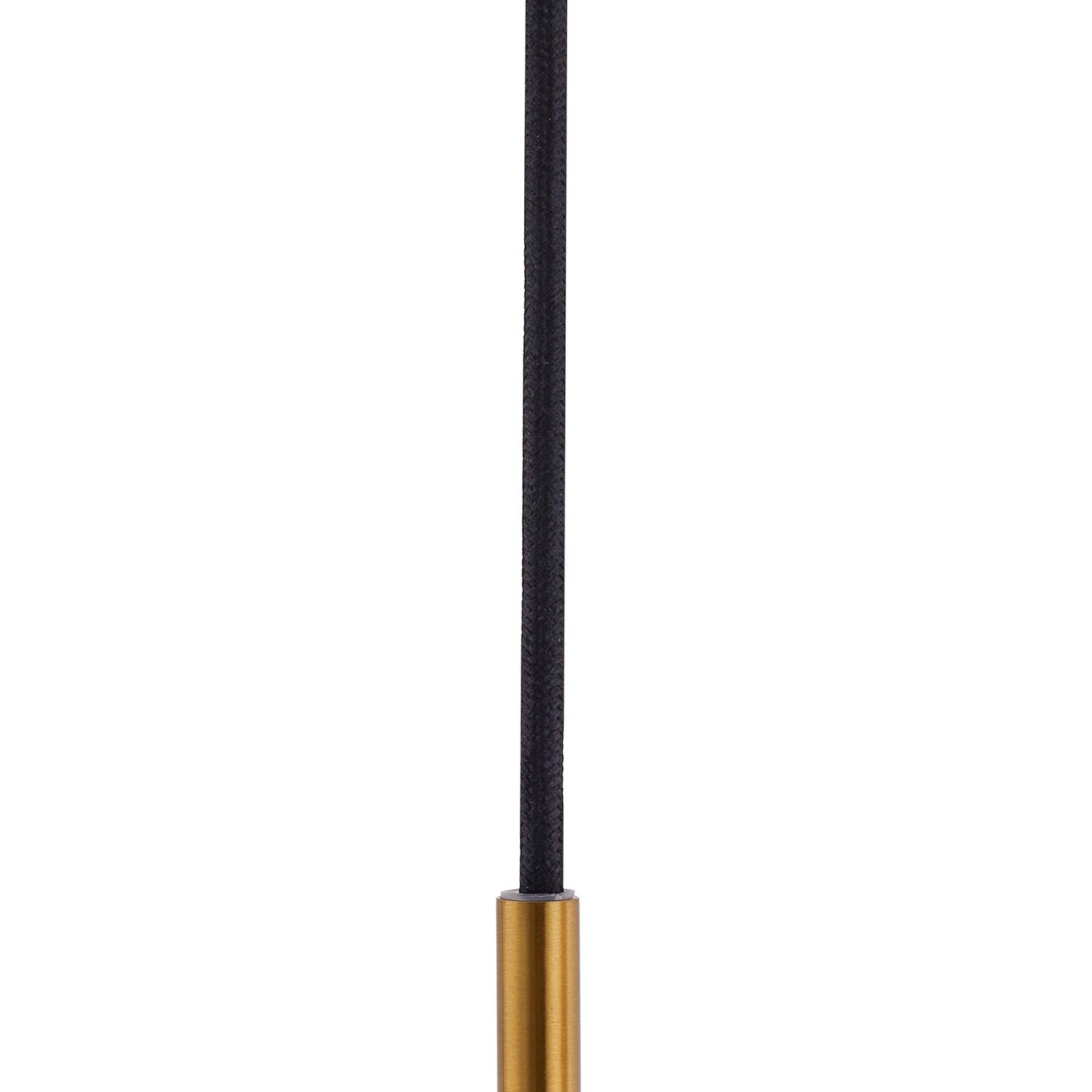 Lindby Hängeleuchte Lelia, amber, Glas, Ø 35 cm