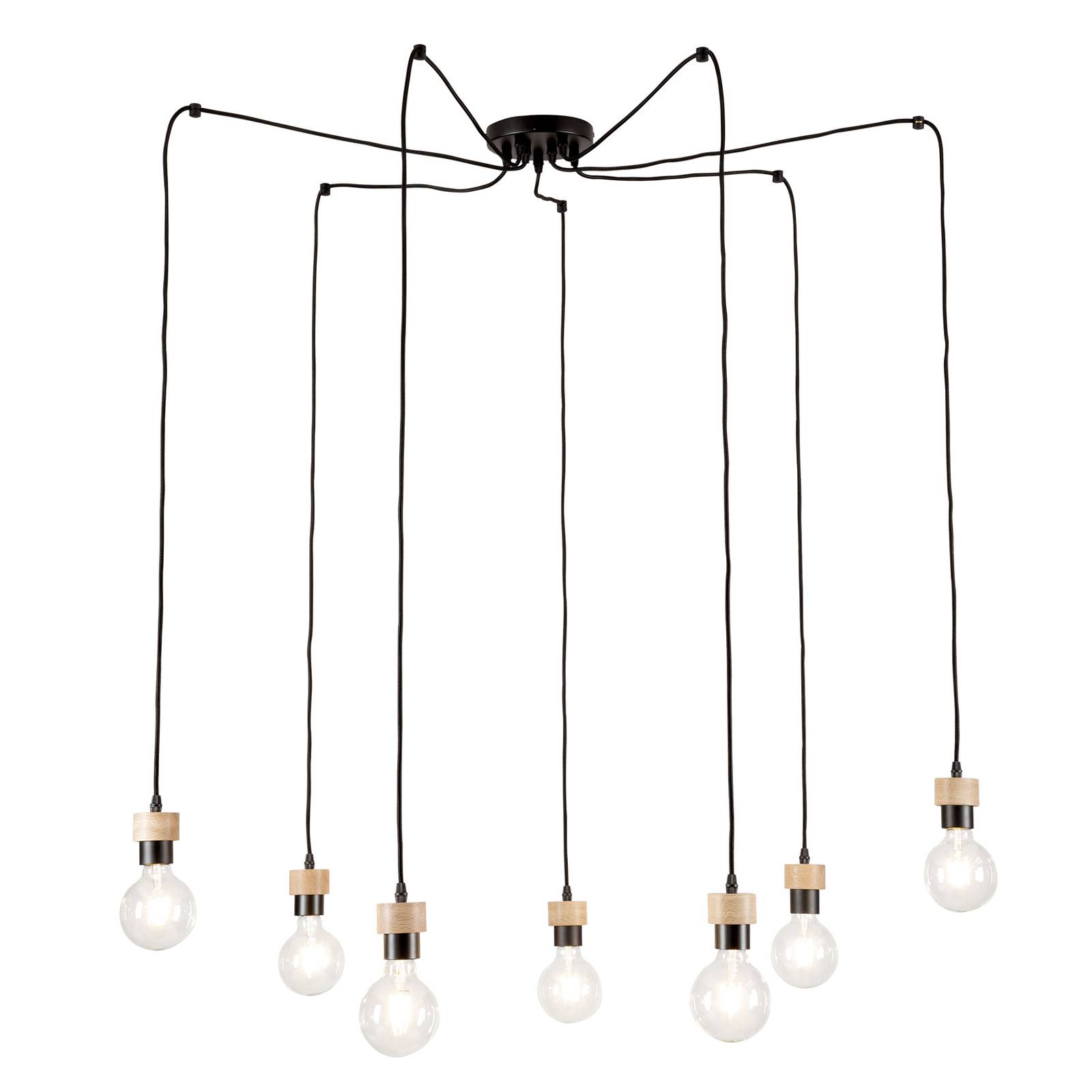 Envolight Merlo suspension décentrée à 7 lampes