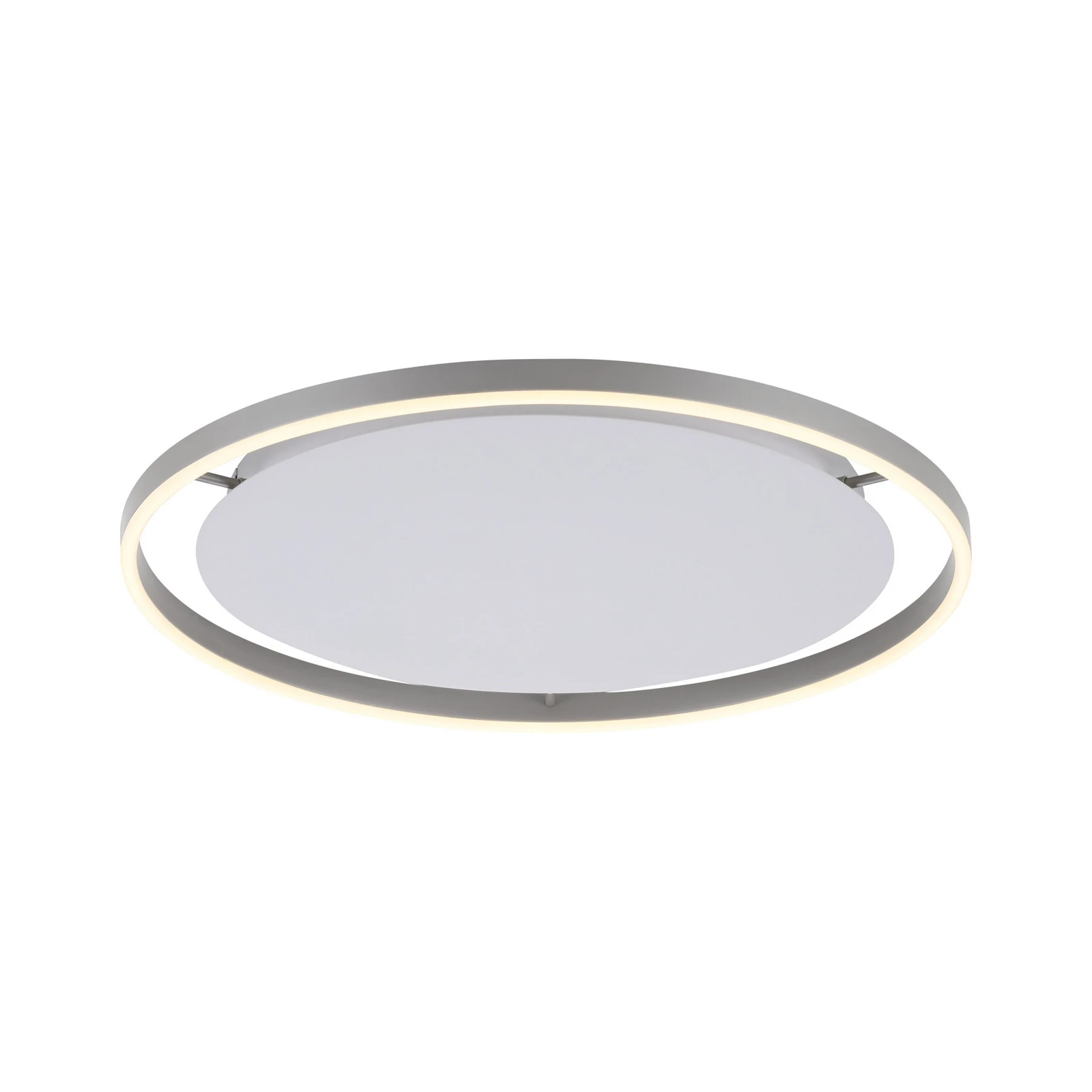 LED-Deckenleuchte Ritus, Ø 58,5cm, aluminium