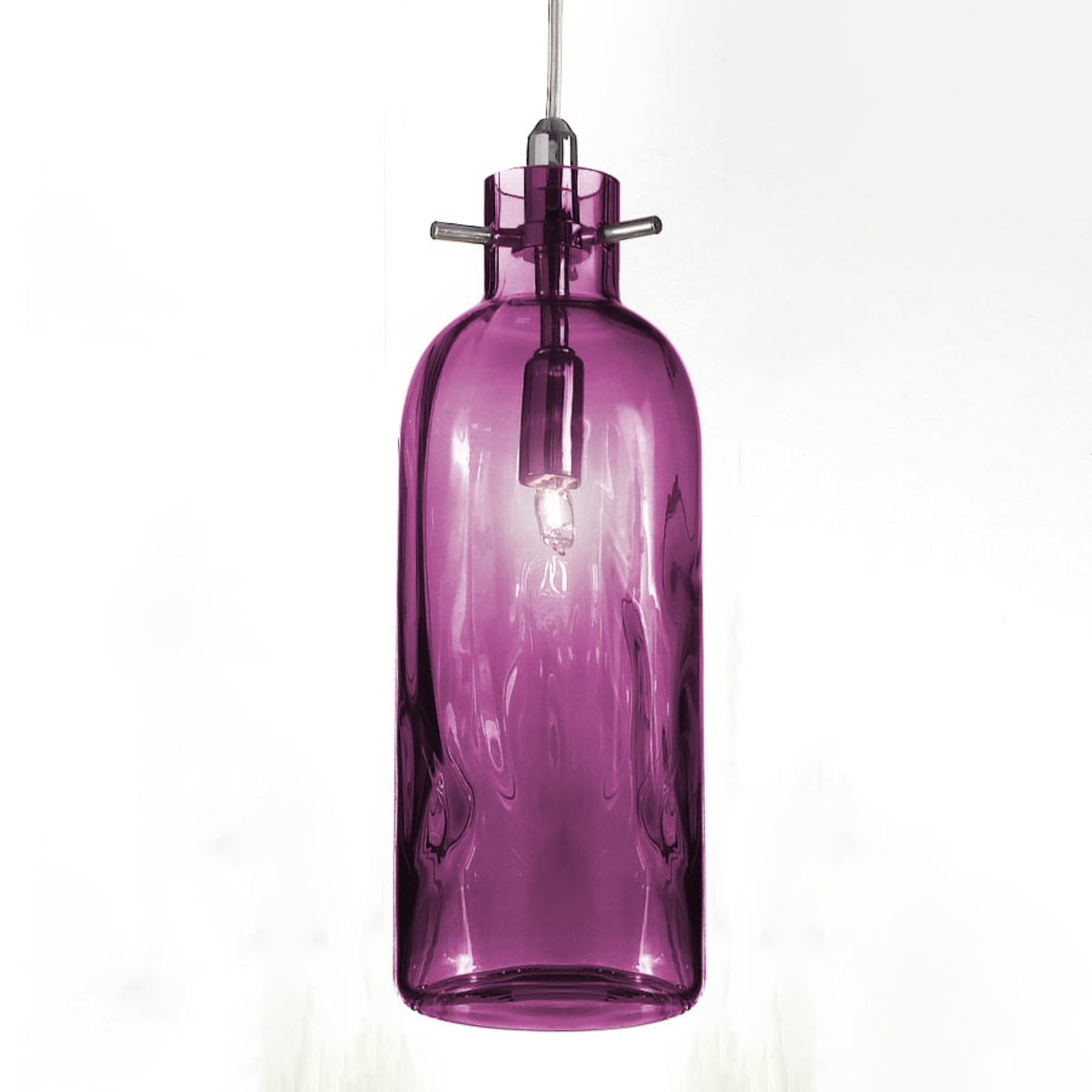 Bossa Nova - designerska lampa wisząca ametyst