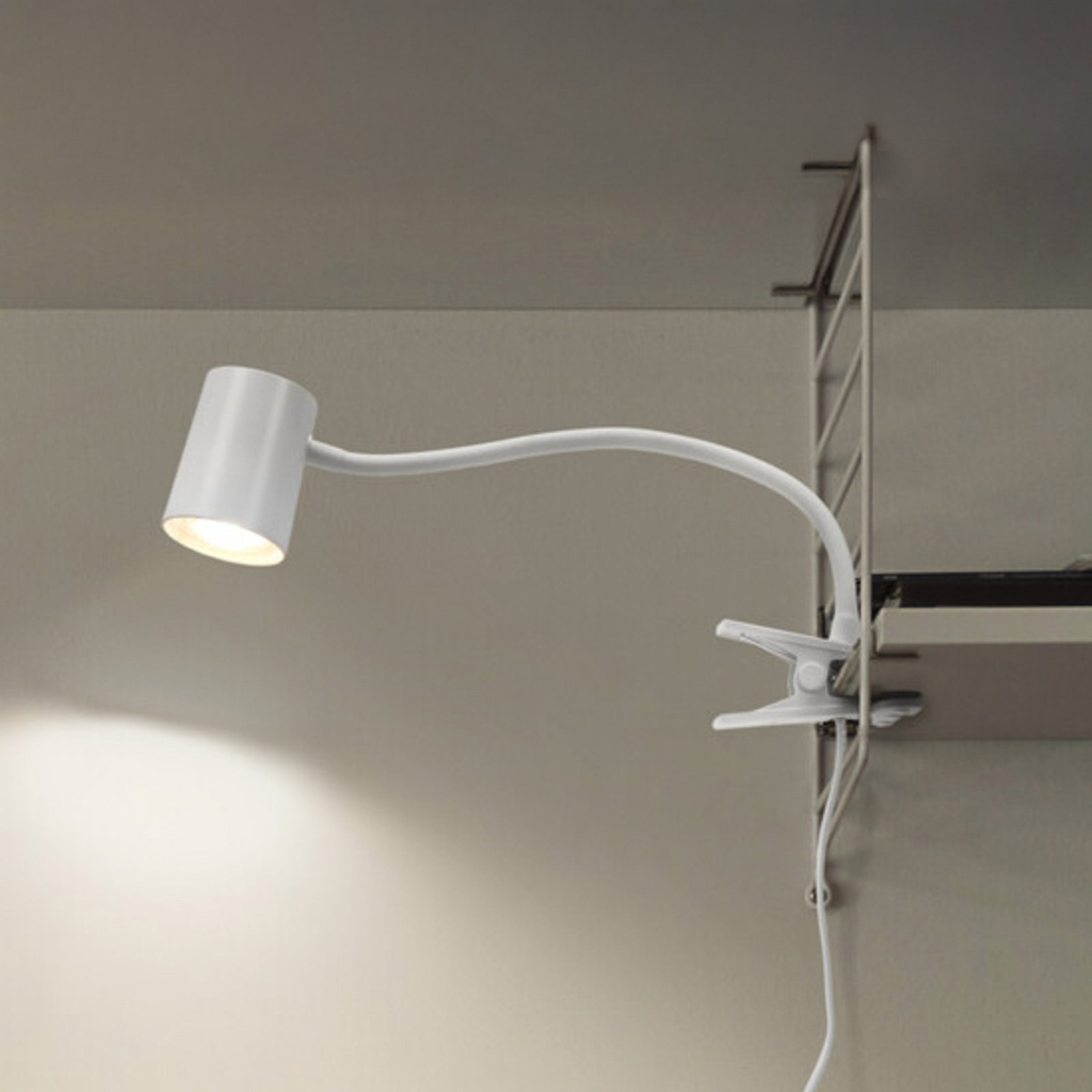 Lampa cu clemă OSRAM Office Line Desk Trapezium Clip alb GU10