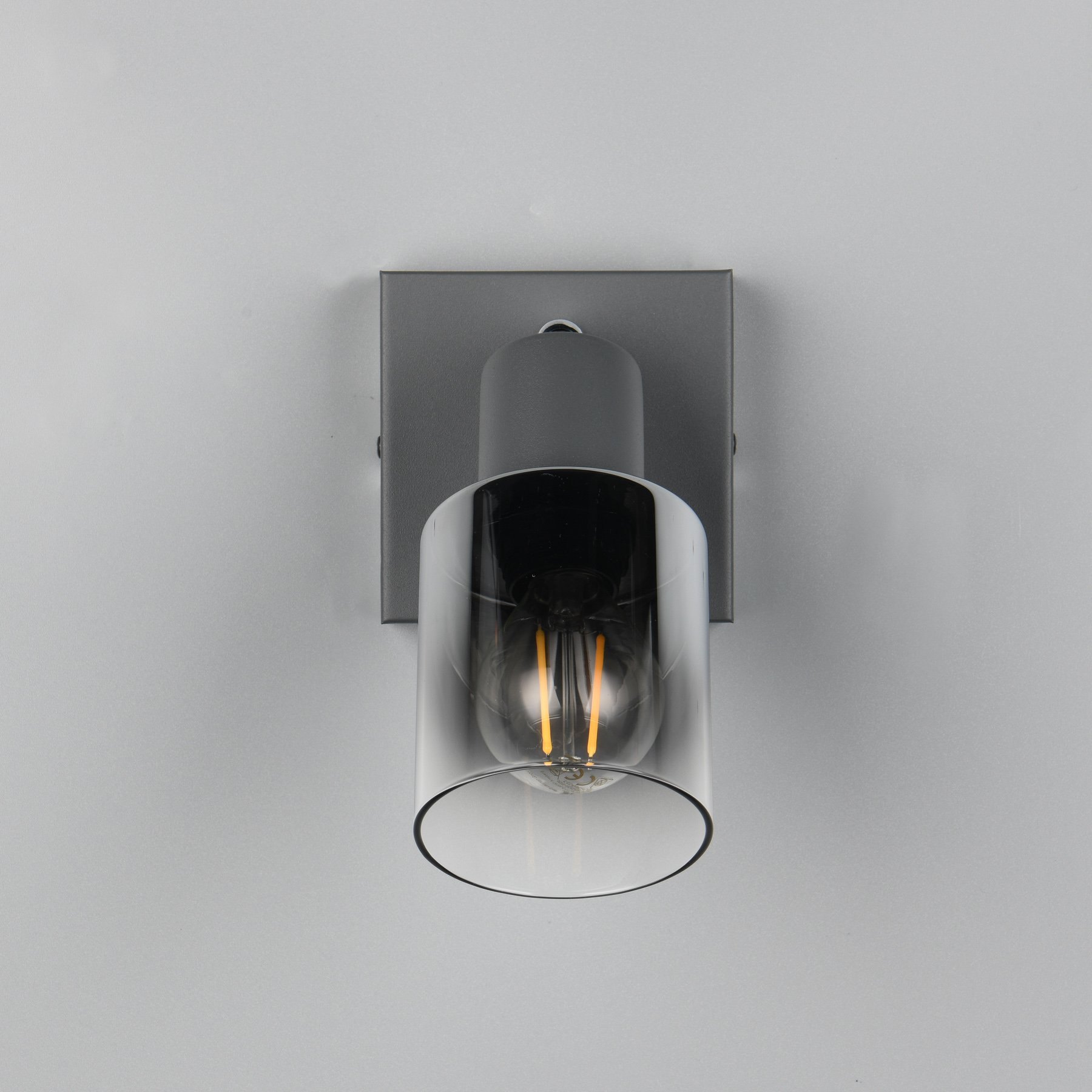 Cadiz downlight, 1-bulb, E14, anthracite