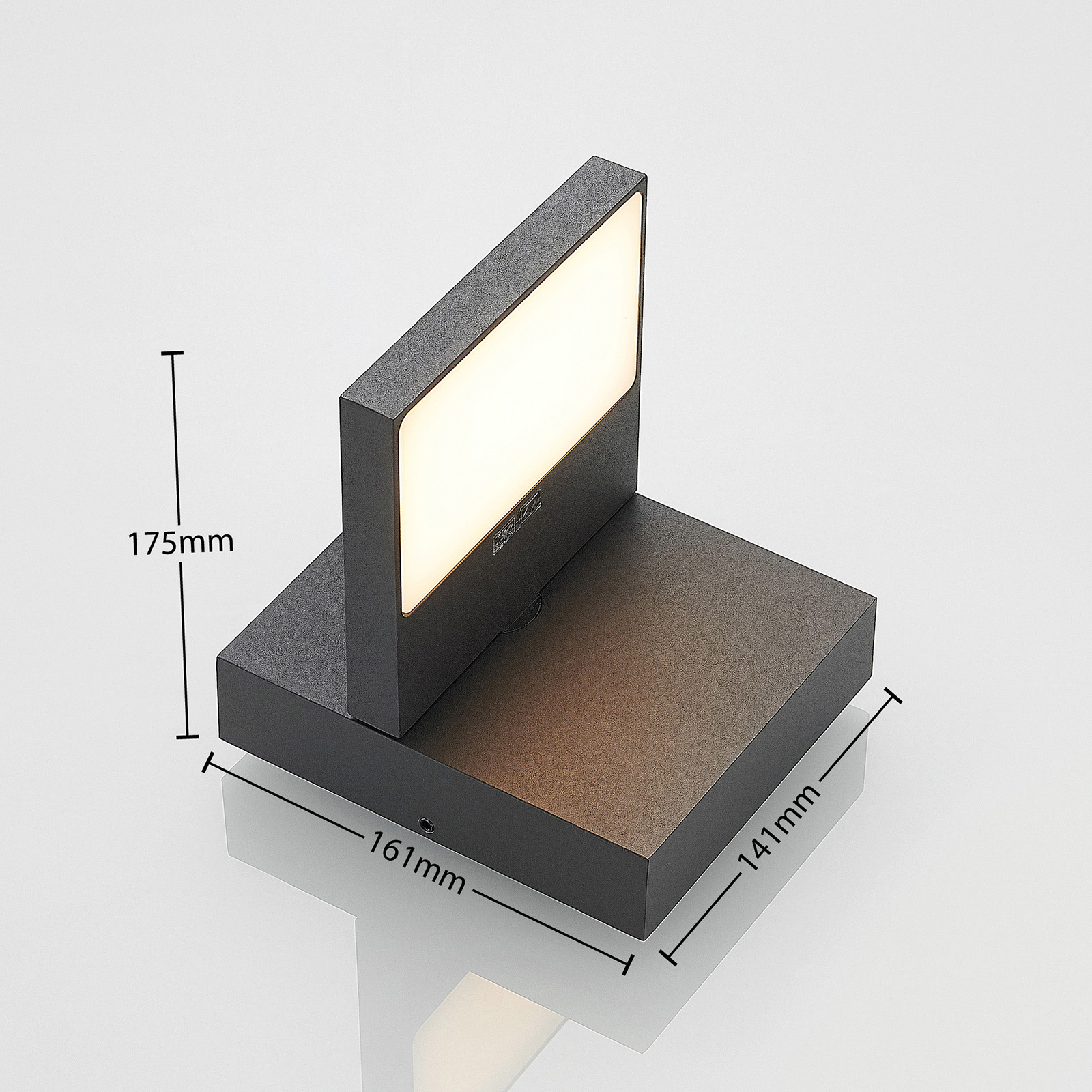 Silvan Outdoor Wall Lamp Graphite/White - Lucande