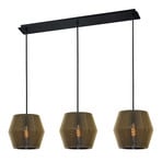 Hanglamp Layer van karton dubbele kegel 3-lamps