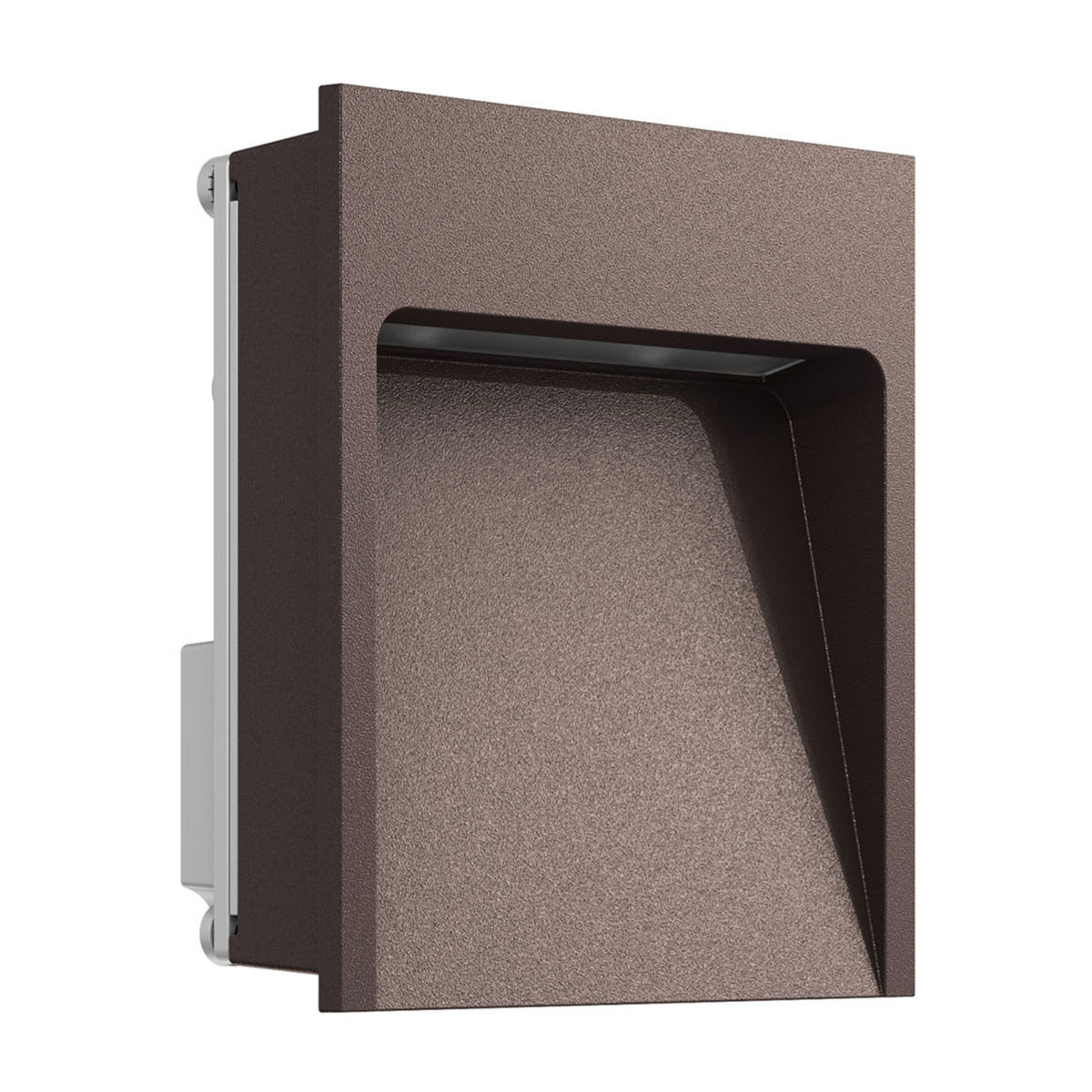 FLOS My Way - kleine LED-Wandeinbaulampe, braun