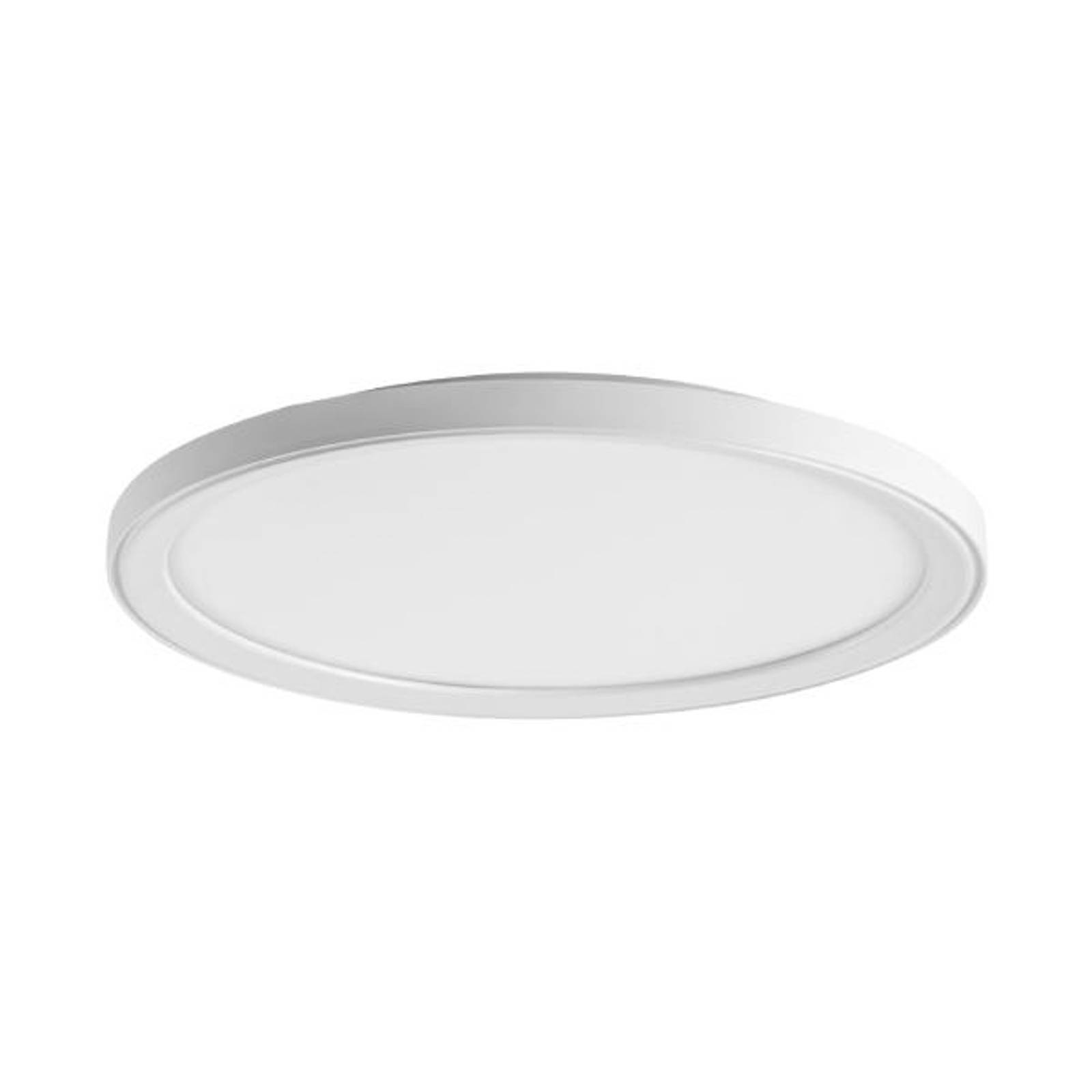BRUMBERG Sunny Maxi LED-plafondlamp voor woonkamer / eettafel - wit / opaal - Aluminium - plafond rond - plafonnière - dimbaar
