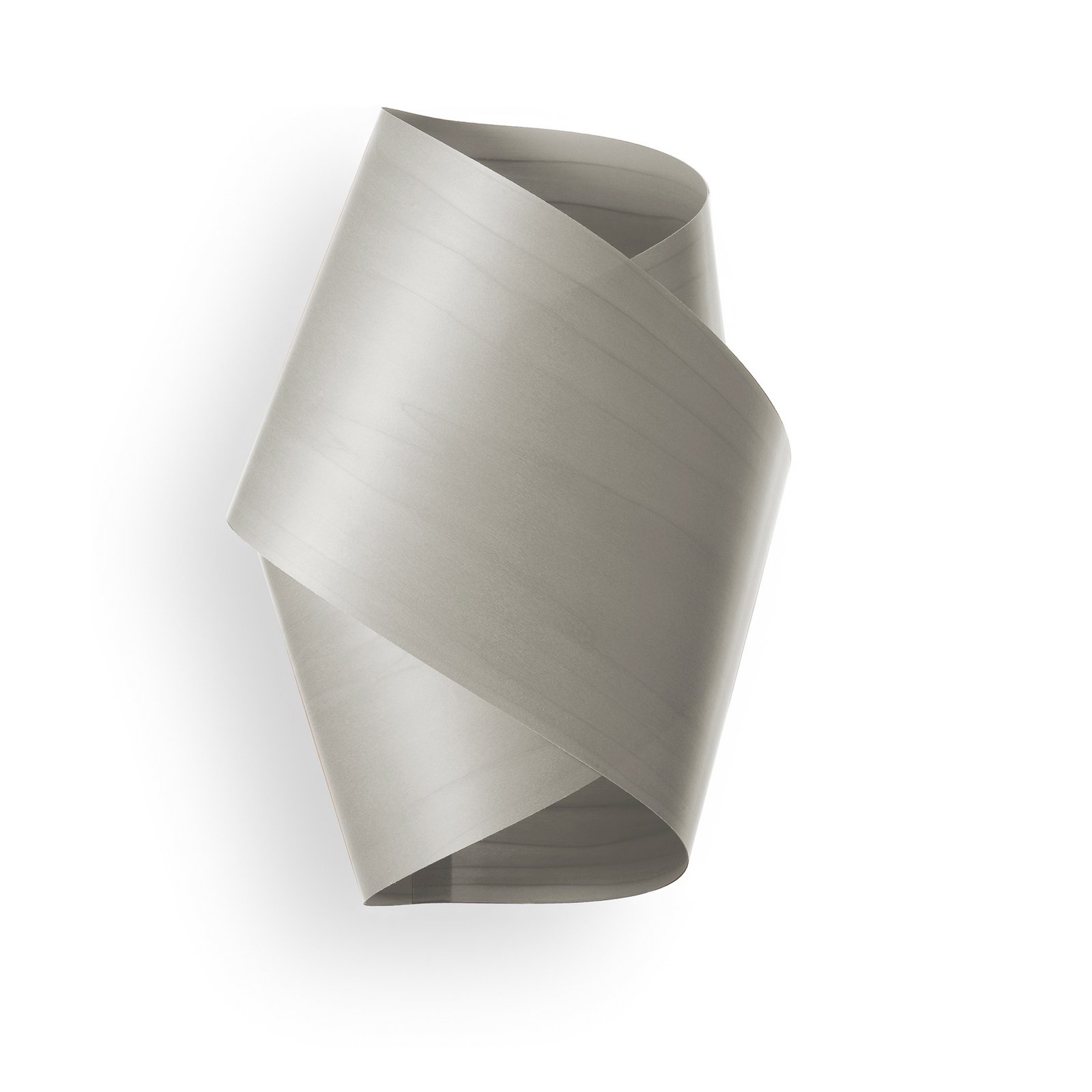 LZF vegglampe Orbit, grå, bredde 19 cm, tre