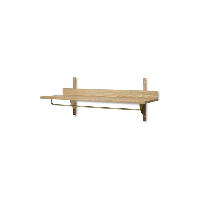ferm LIVING - Sector Etagère Oak/Brass