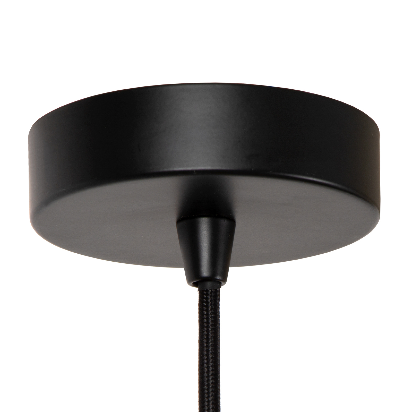 Hanglamp Danza, 1-lamp, Ø 25 cm, zwart