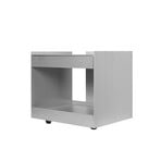 LAGER LOW Rolltisch, Aluminium Schublade 39 cm - ferm Living