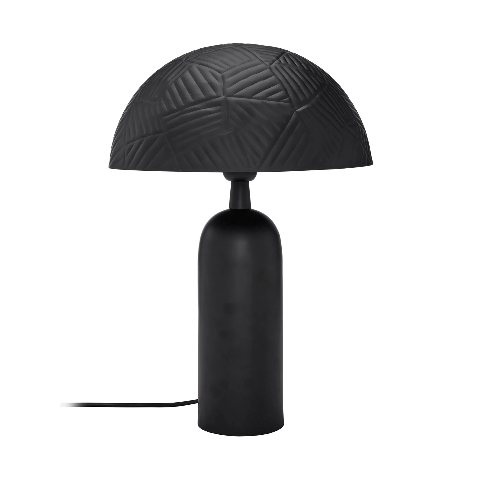 PR Home Carter stolová lampa z kovu, čierna