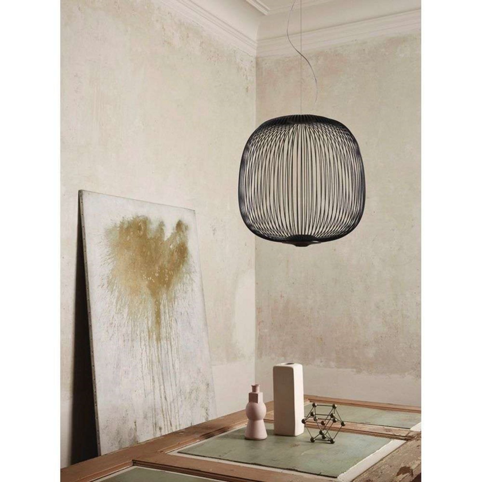 Spokes 2 LED Závěsné Světlo Dimmable Copper - Foscarini