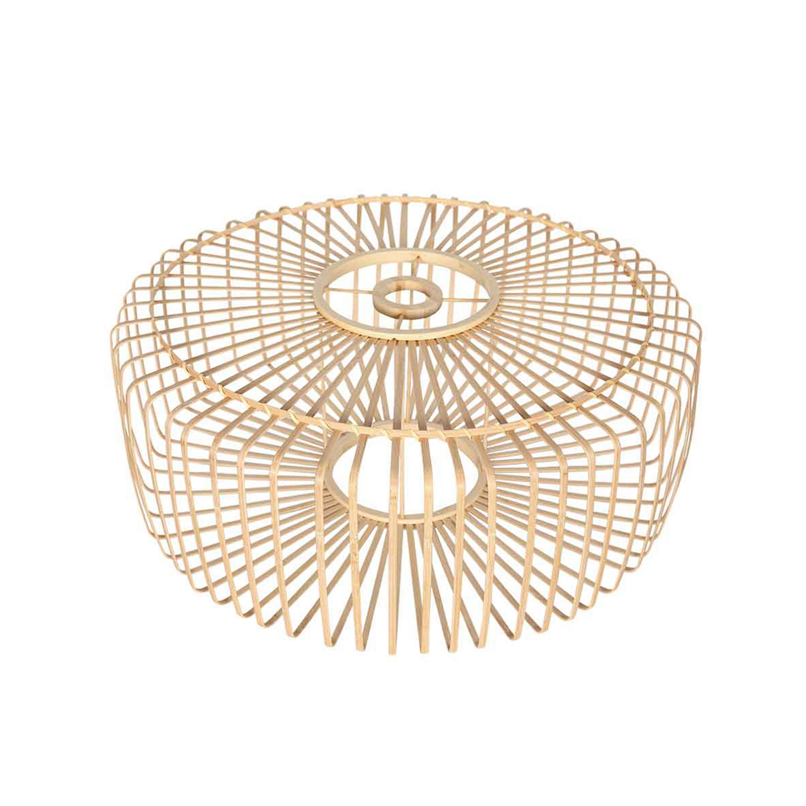 Vegglampe Sparkled Light 4151ZW, svart/naturlig bambus, E27
