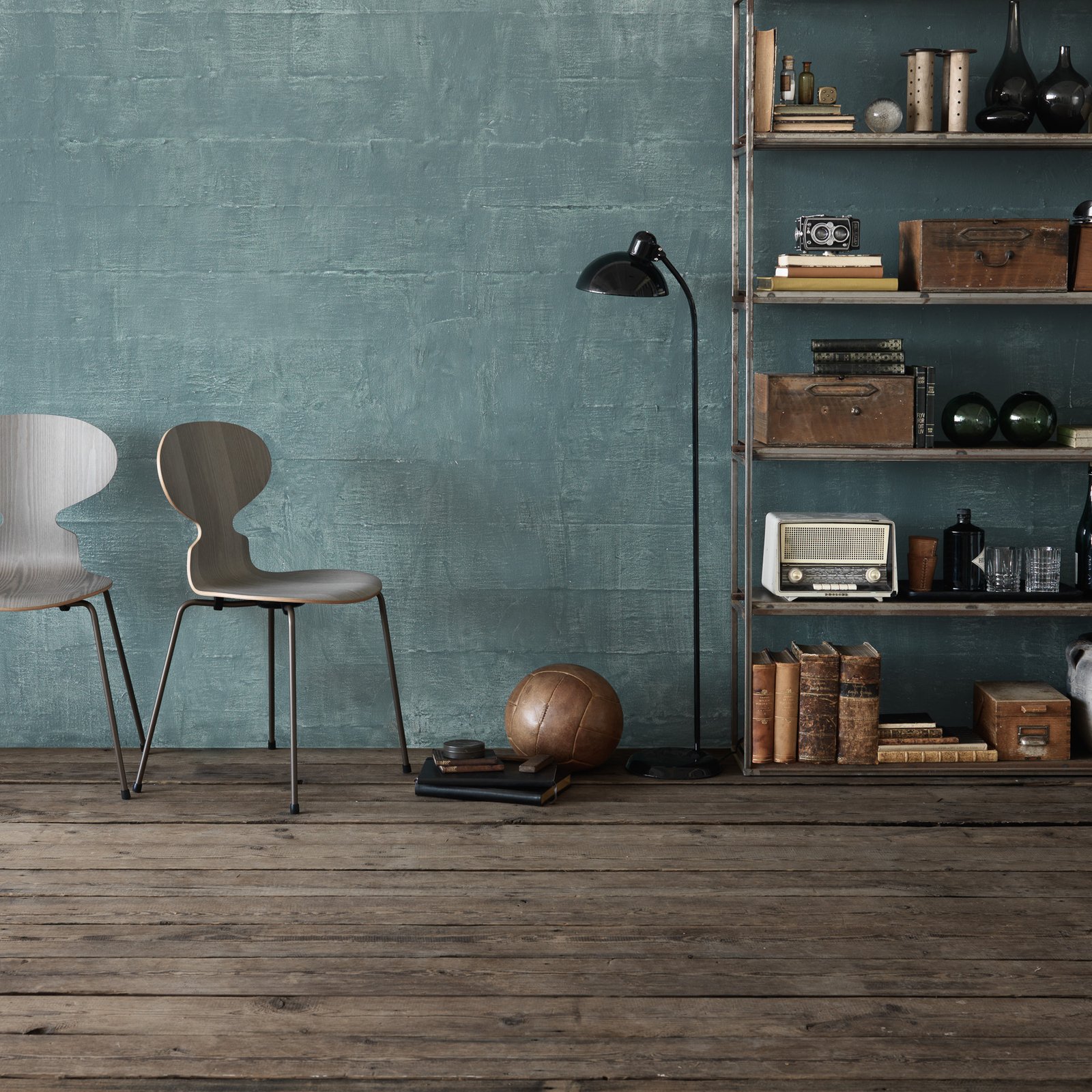 KAISER idell™ 6556-F Podna lampa Crna - Fritz Hansen