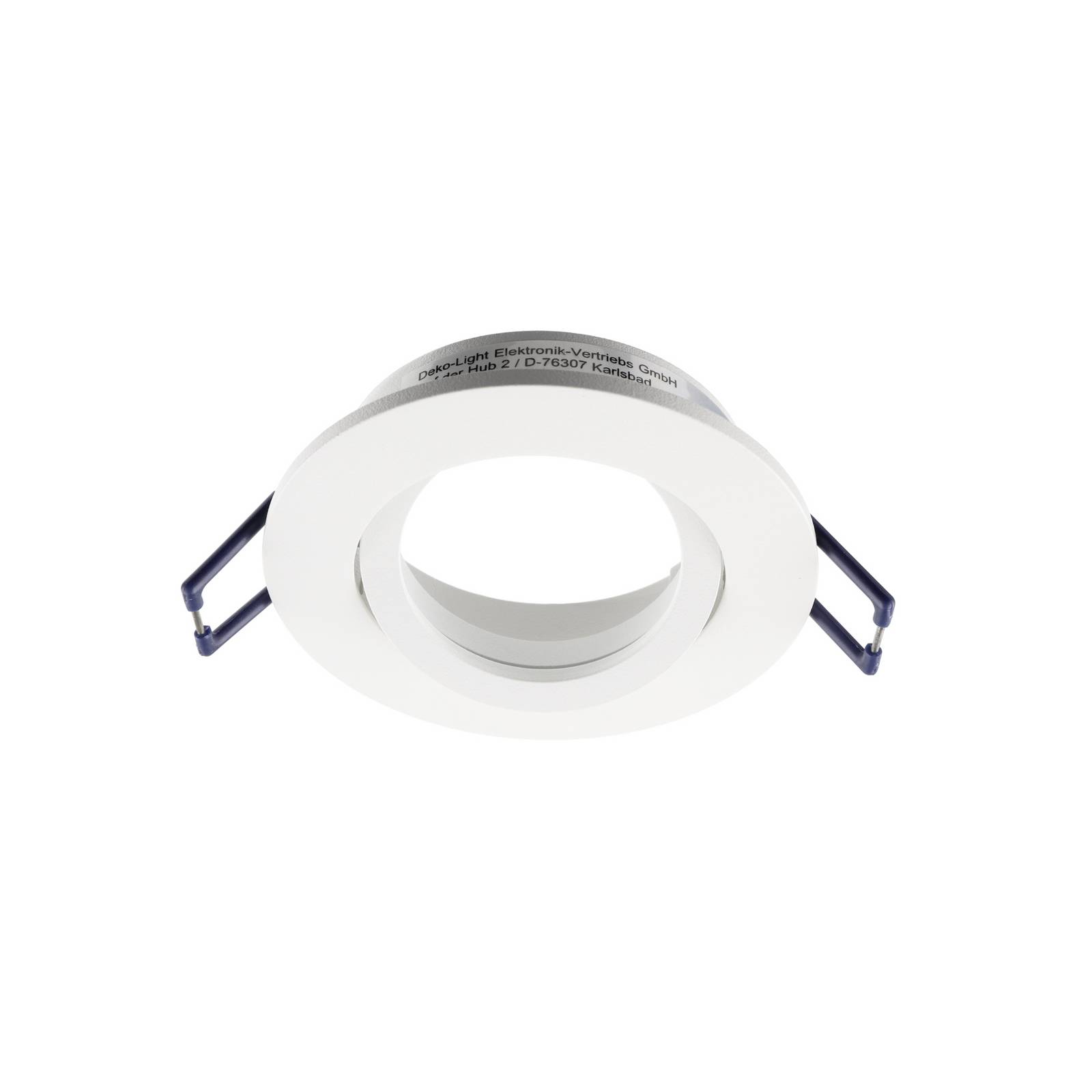 Deko-Light Samsola plafond inbouwlamp, wit, Ø 8 cm, metaal