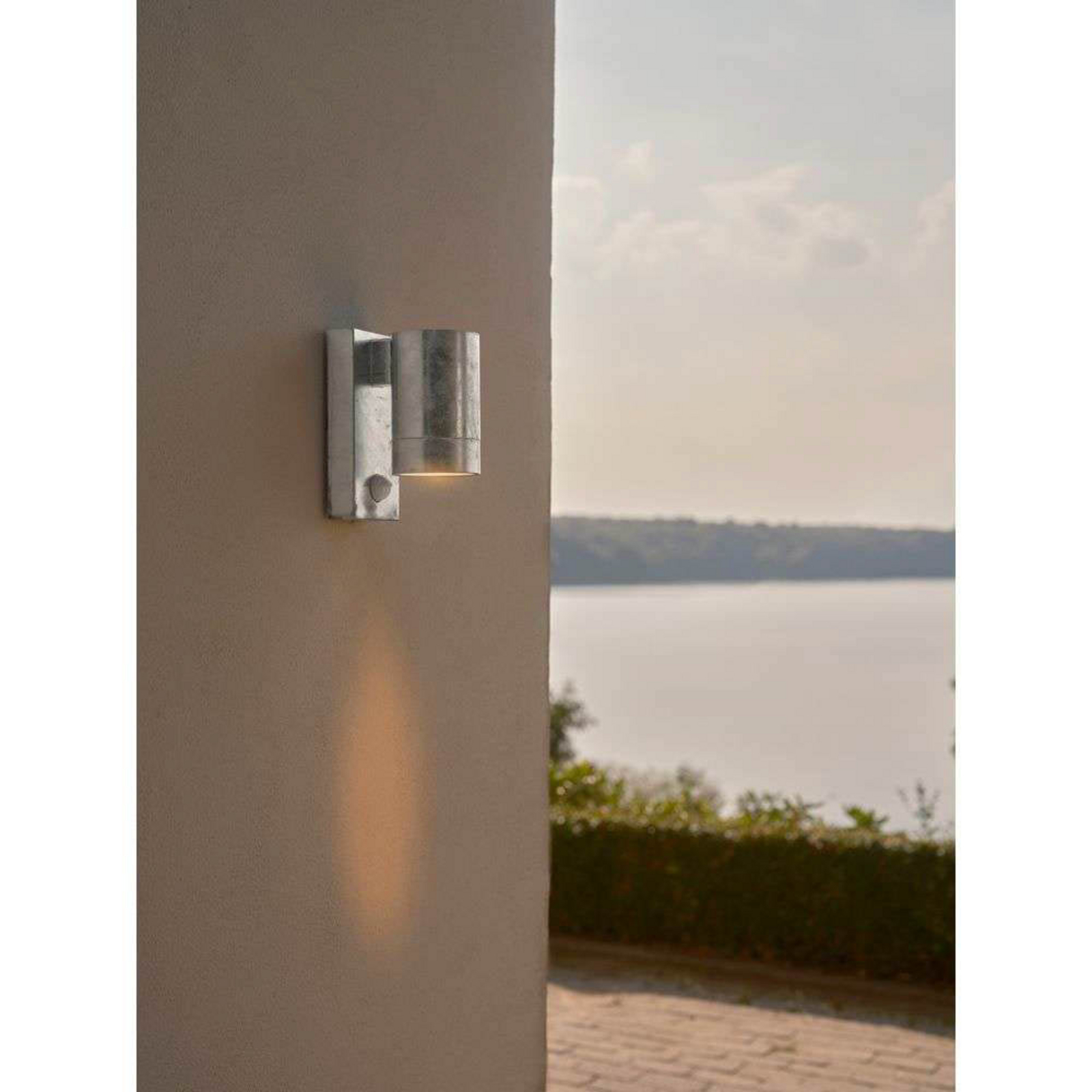 Tin Maxi Draußen Wandleuchte w/Sensor Verzinkt Stahl - Nordlux