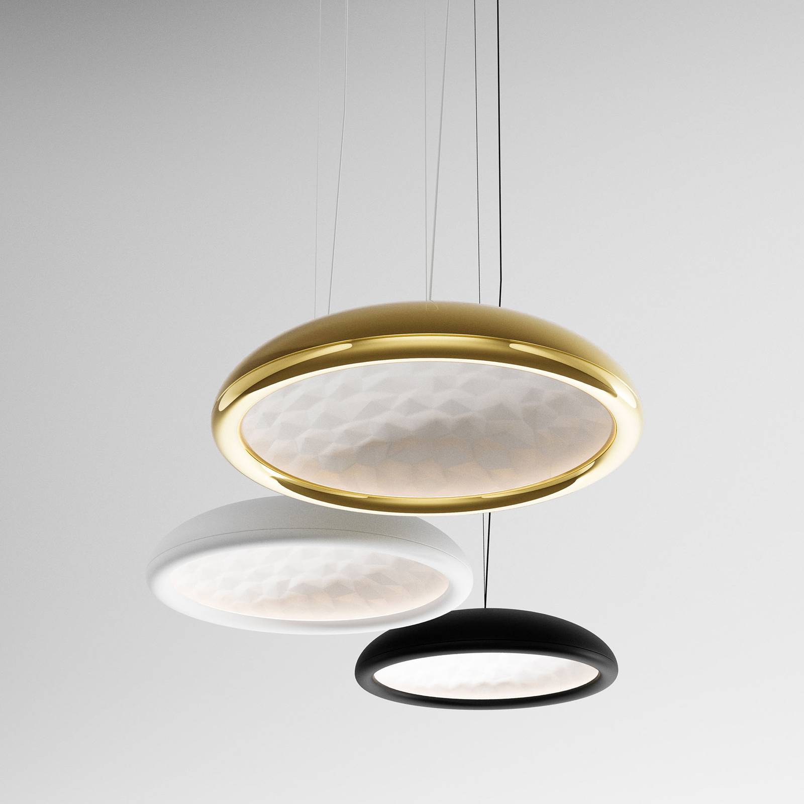 Rotaliana Febo H1 lampa wisząca LED czarna-matowa