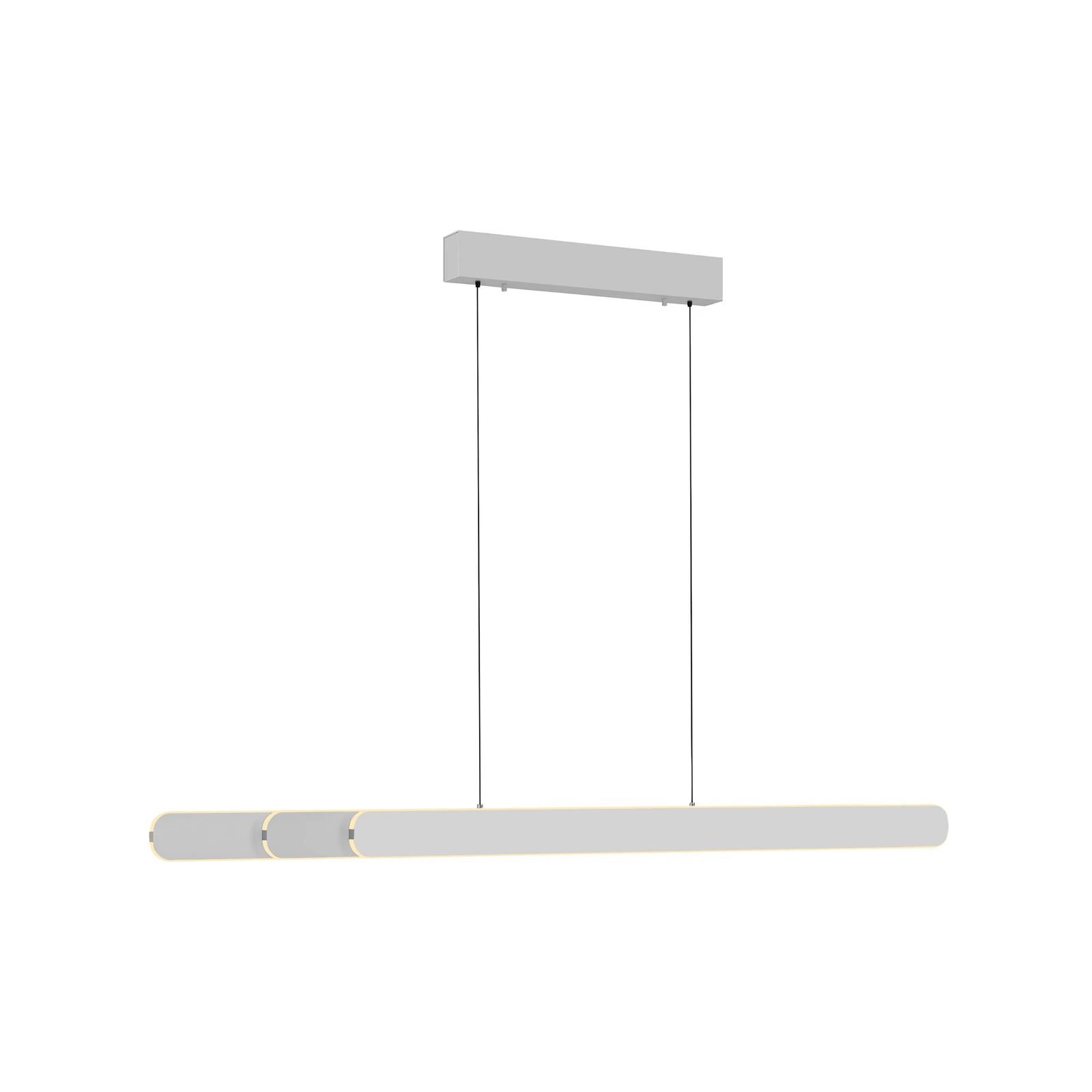 LED závesné svietidlo ADRIANA ROUND, biela, dĺžka 160 cm, kov CCT