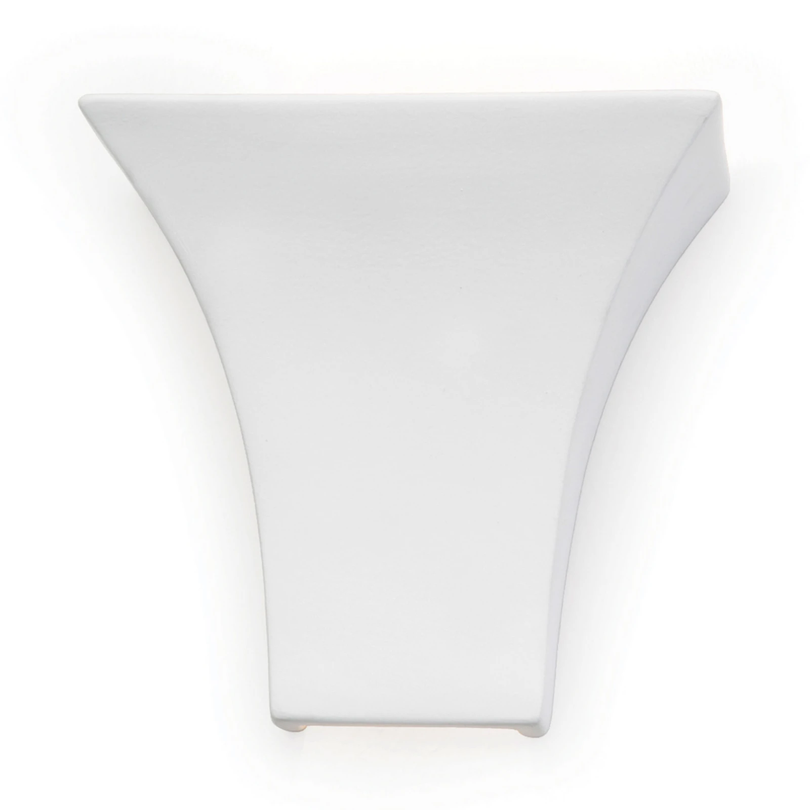 Elegant kantet ANTOINE vegglampe i hvitt