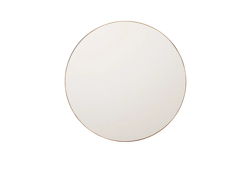 Produktfoto för Gejst - RETELL Bulletin board - Anslagstavla - Brass/White - Ø800 x D16 mm
