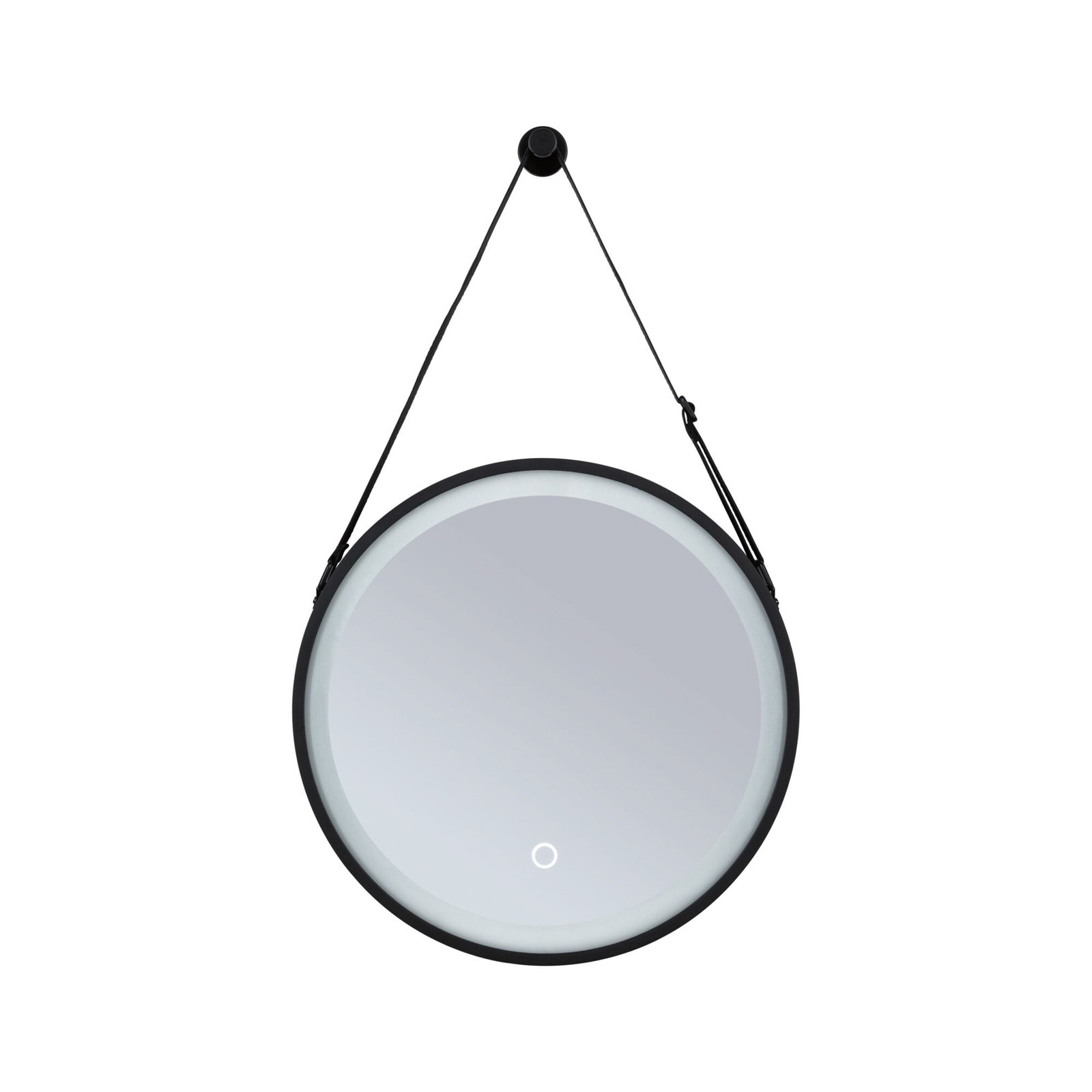 Miro LED Illuminated Miroir TW IP44 Mat Noir - Paulmann