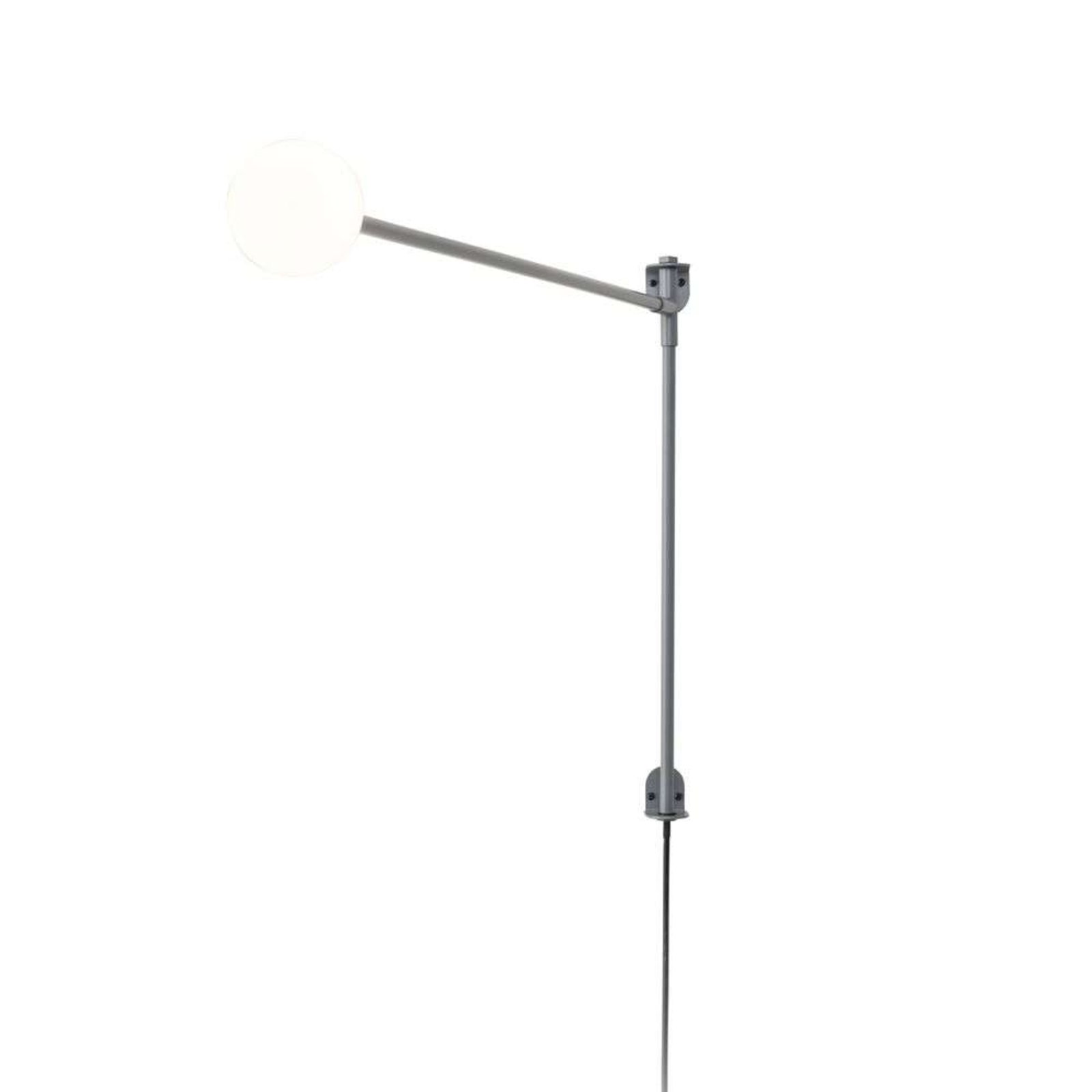 Mini Potence Pivotante 2700K Candeeiro de Parede Grey - Nemo Lighting