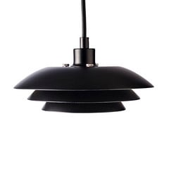 Dyberg Larsen DL20 hængelampe, Ø 20 cm, sort
