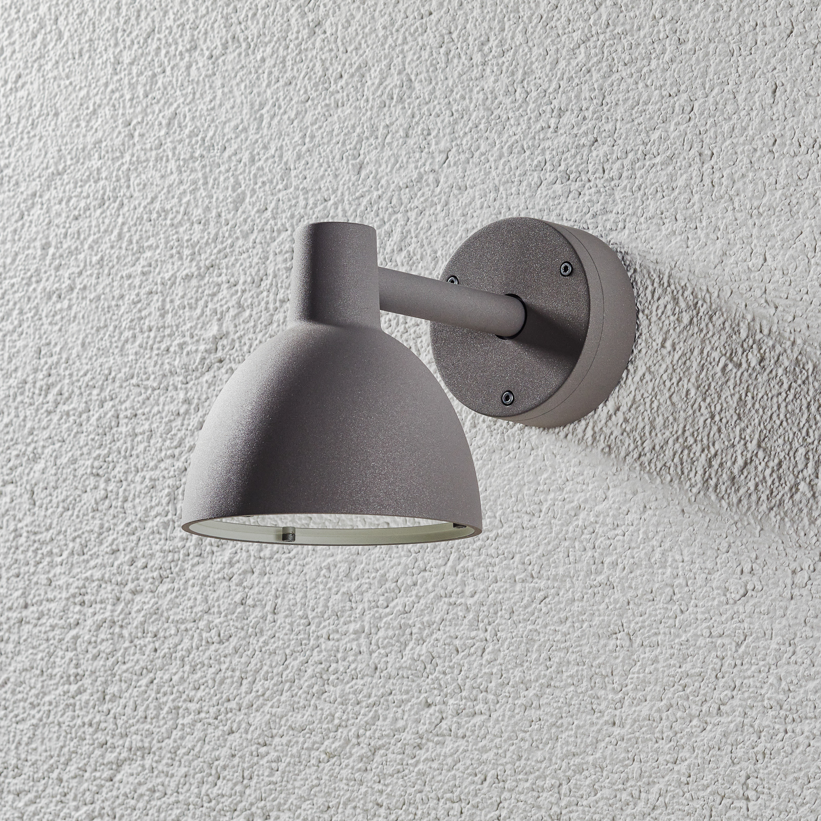 Toldbod 155 Outdoor Wall Lamp Grey - Louis Poulsen