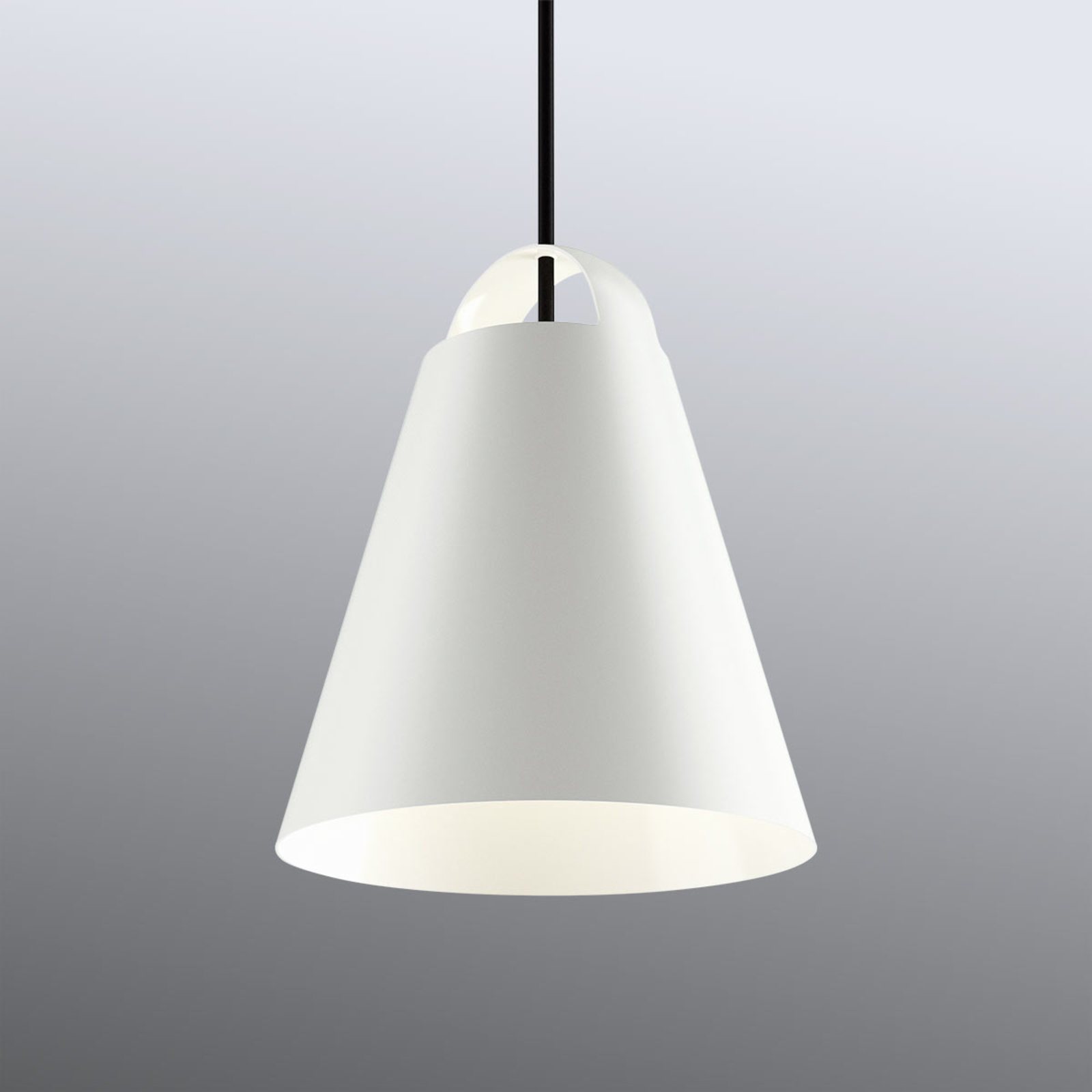 Louis Poulsen Above lampa wisząca, biała, 25 cm