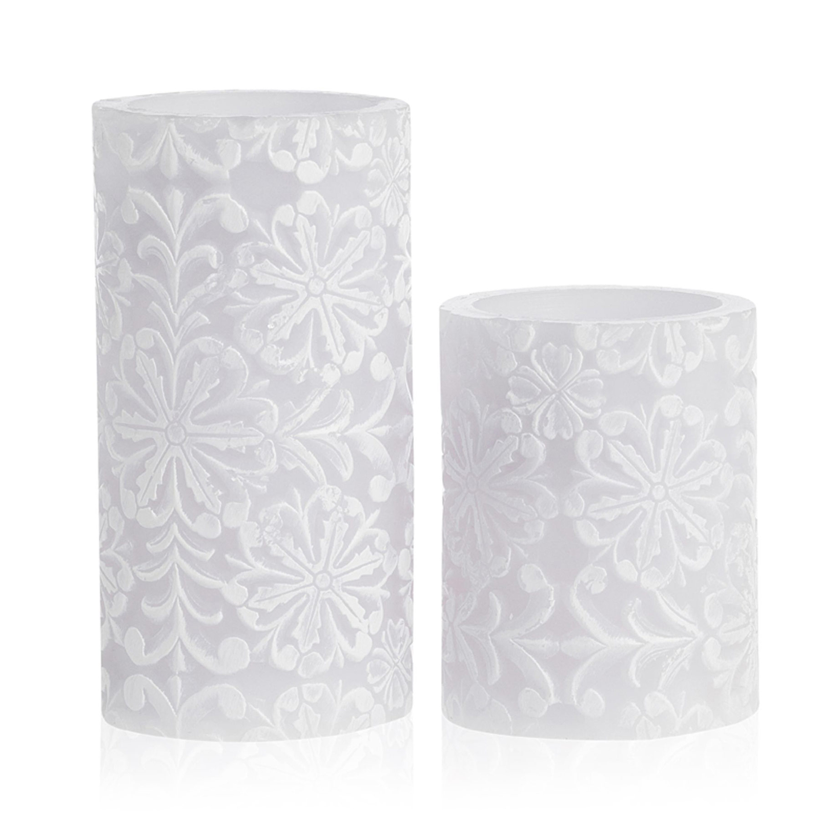 Pauleen Little Lilac Candle LED candle set of 2