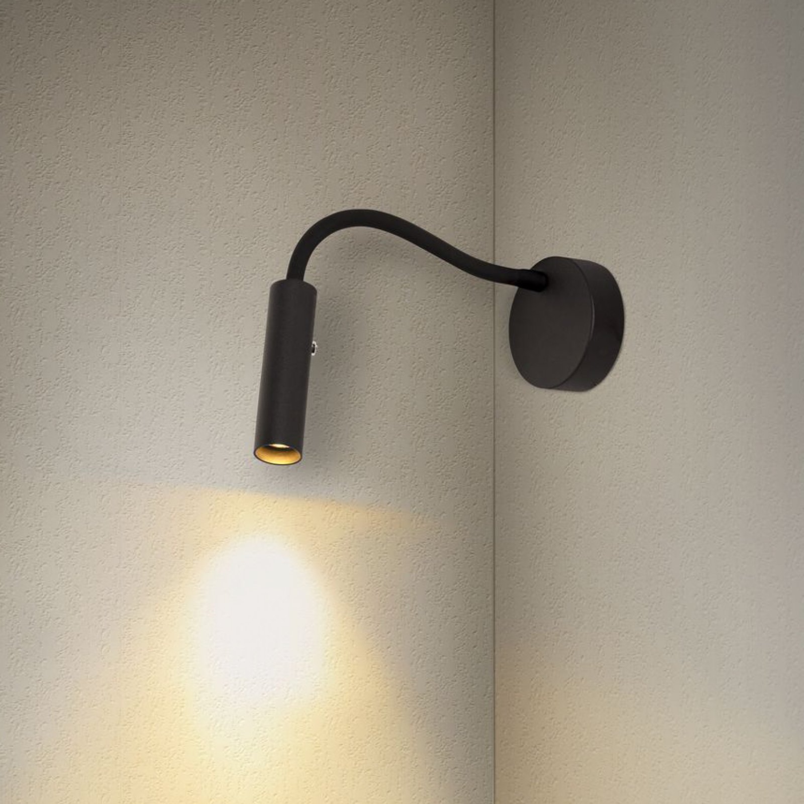Karpo Goose Lampa Ścienna Black - SLV