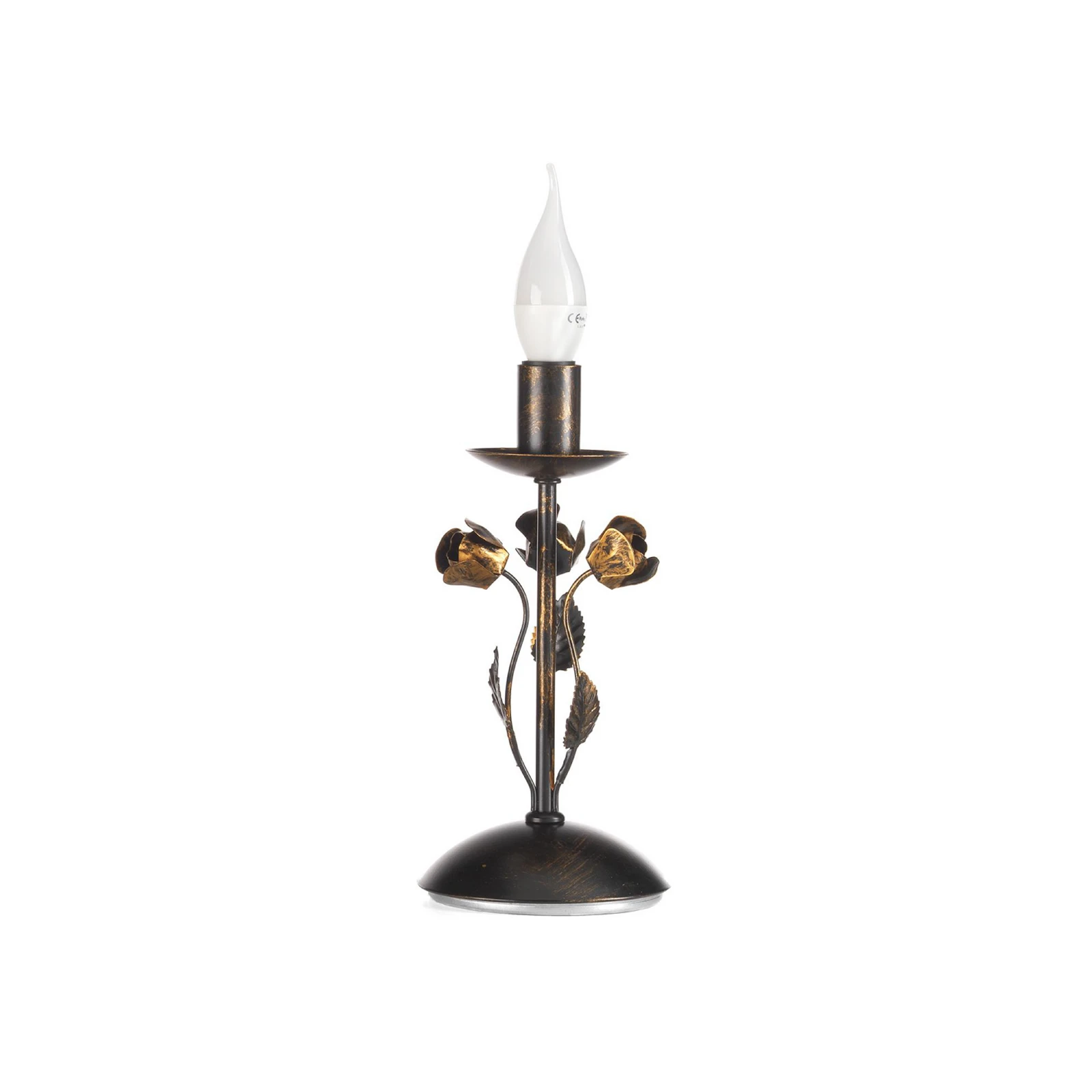 Stolní lampa Carolina, bronzová barva, 1 světlo, železo