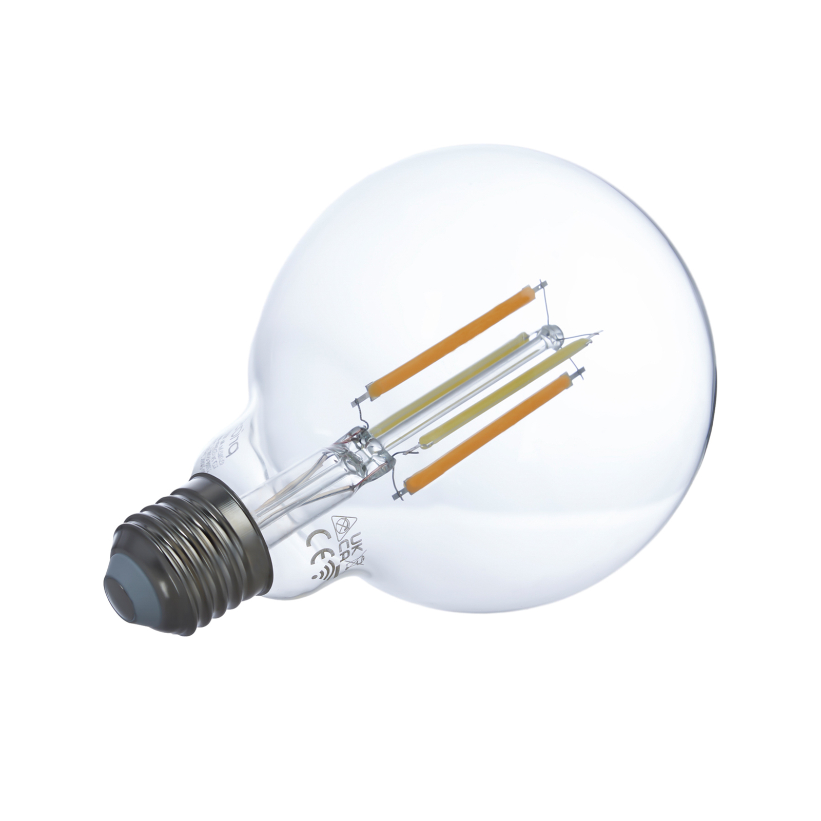 Smart LED E27 G95 7W WLAN čirá tunable white