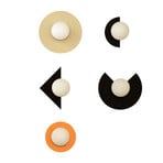 Lampa ścienna Node Circle 01, czarna, 37 cm – Swedish Ninja
