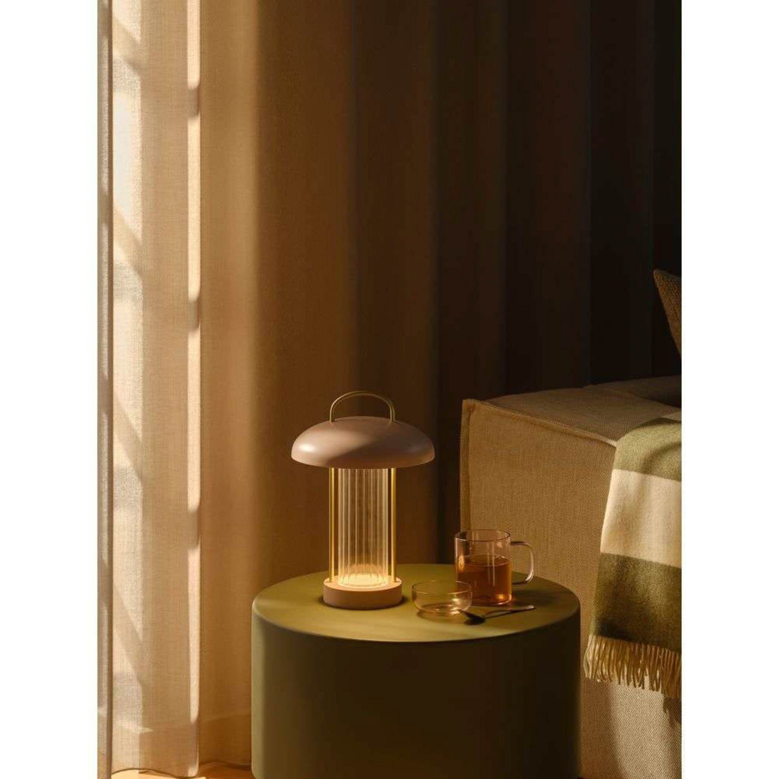 Mirano Portable Table Lamp Støvet Rosa - Nordlux