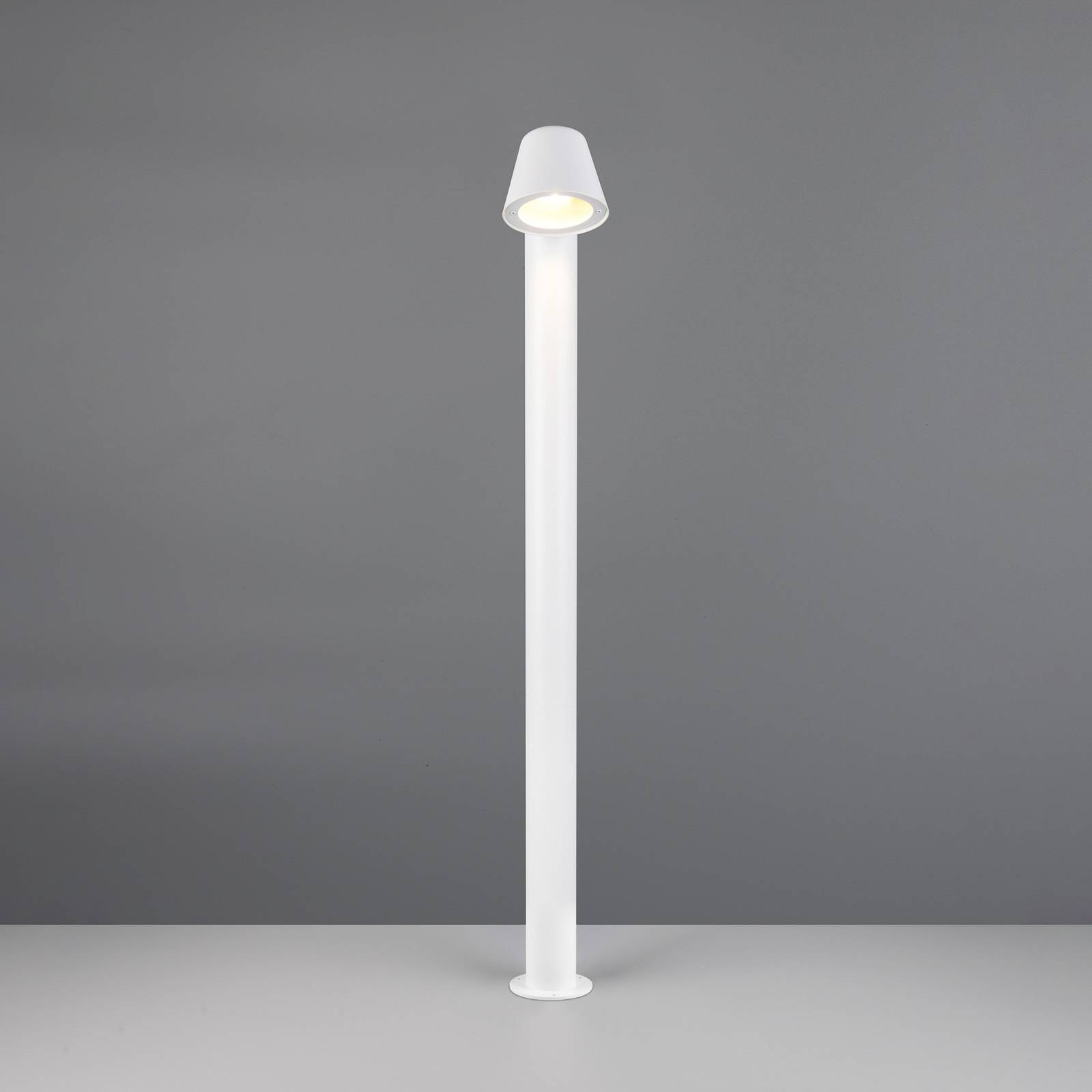  Trio Lighting Wegelampe Beni, Weiß Matt, Höhe 100 Cm, Metall 