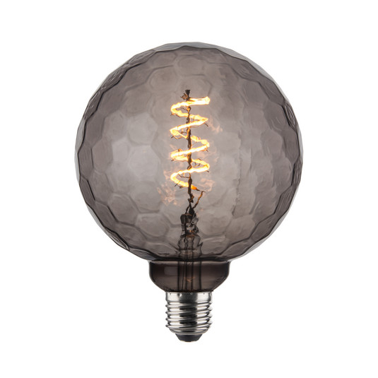Colors Geo LED-lampa G125, rökfärgad, 2 200 K, 4 W – Halo Design